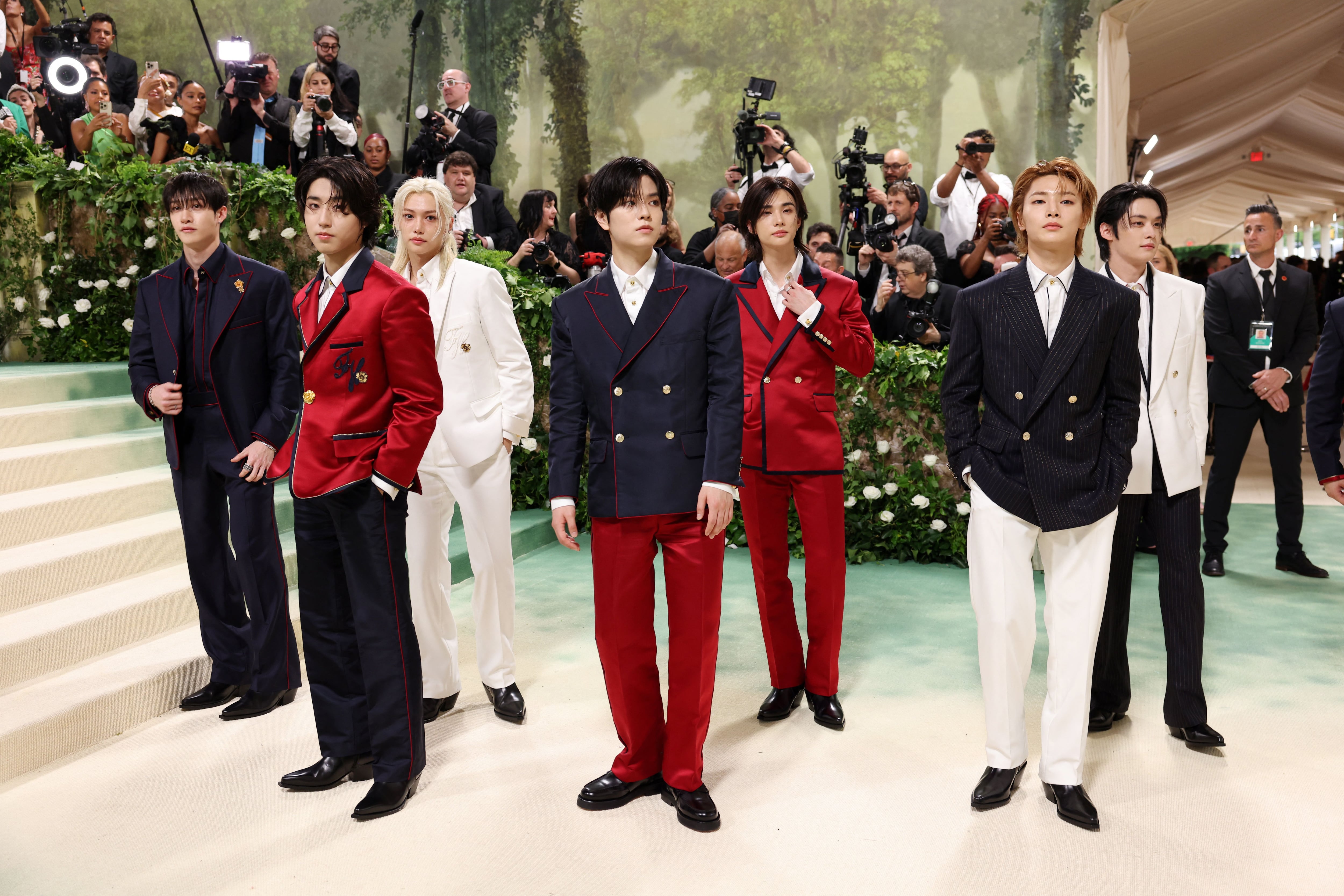El grupo de K-Pop se mostró por primera vez en la Met Gala REUTERS/Andrew Kelly