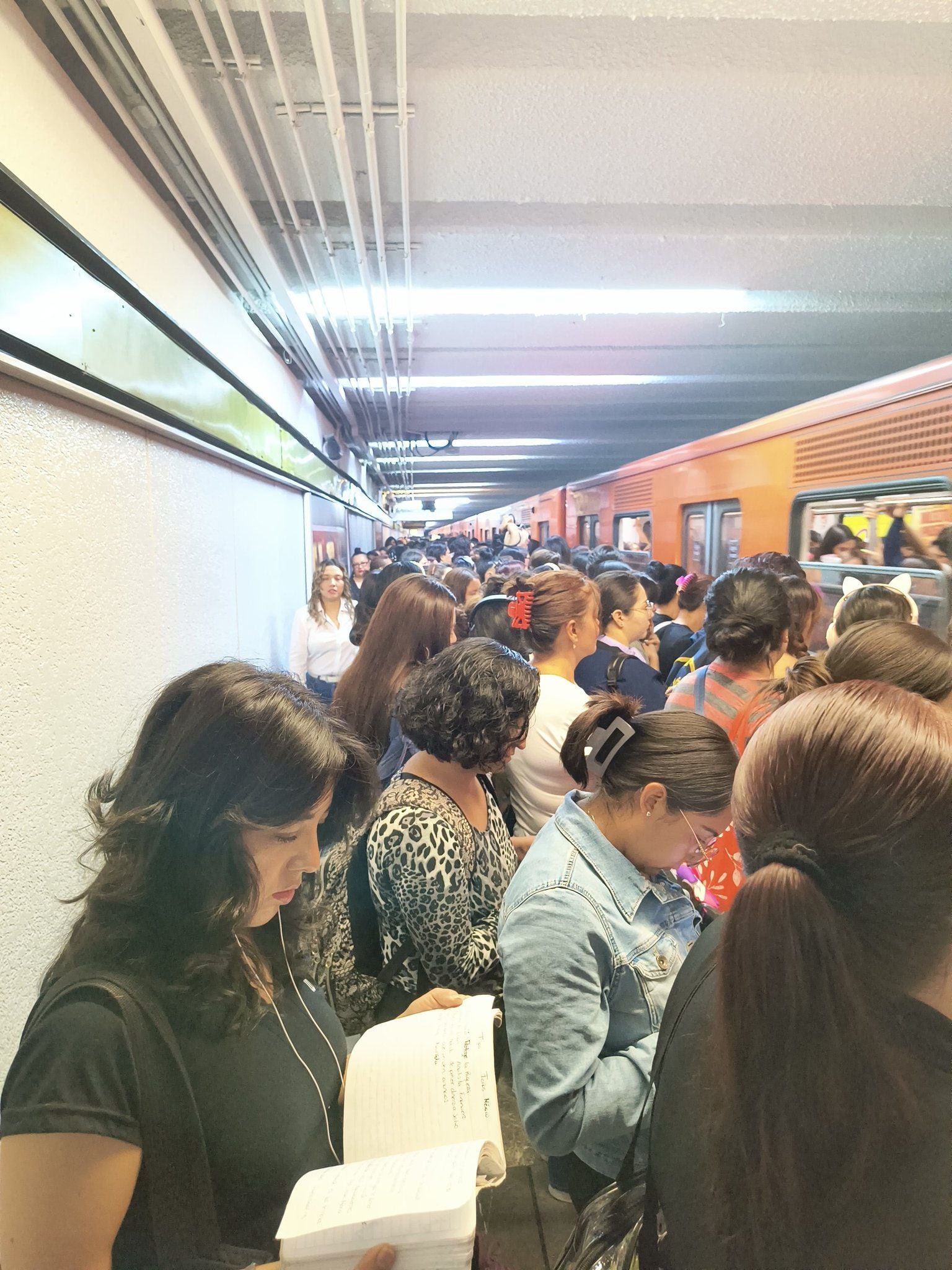 Estado en tiempo real de las diferentes líneas del Metro. Foto: Redes sociales