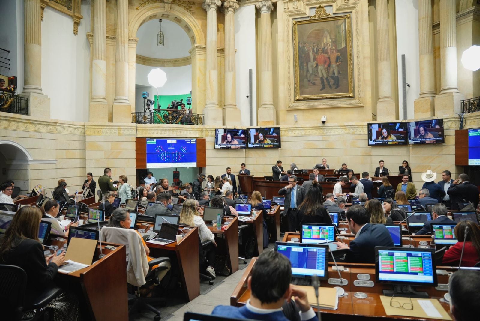 Debate de la reforma pensional avanza en el Senado de la República - crédito @SenadoGovCo/X