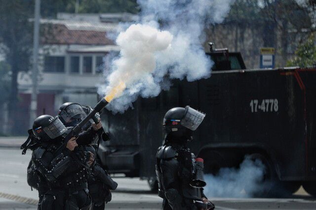 Protestas Universidad Nacional Bogotá - crédito Camila Díaz/Colprensa