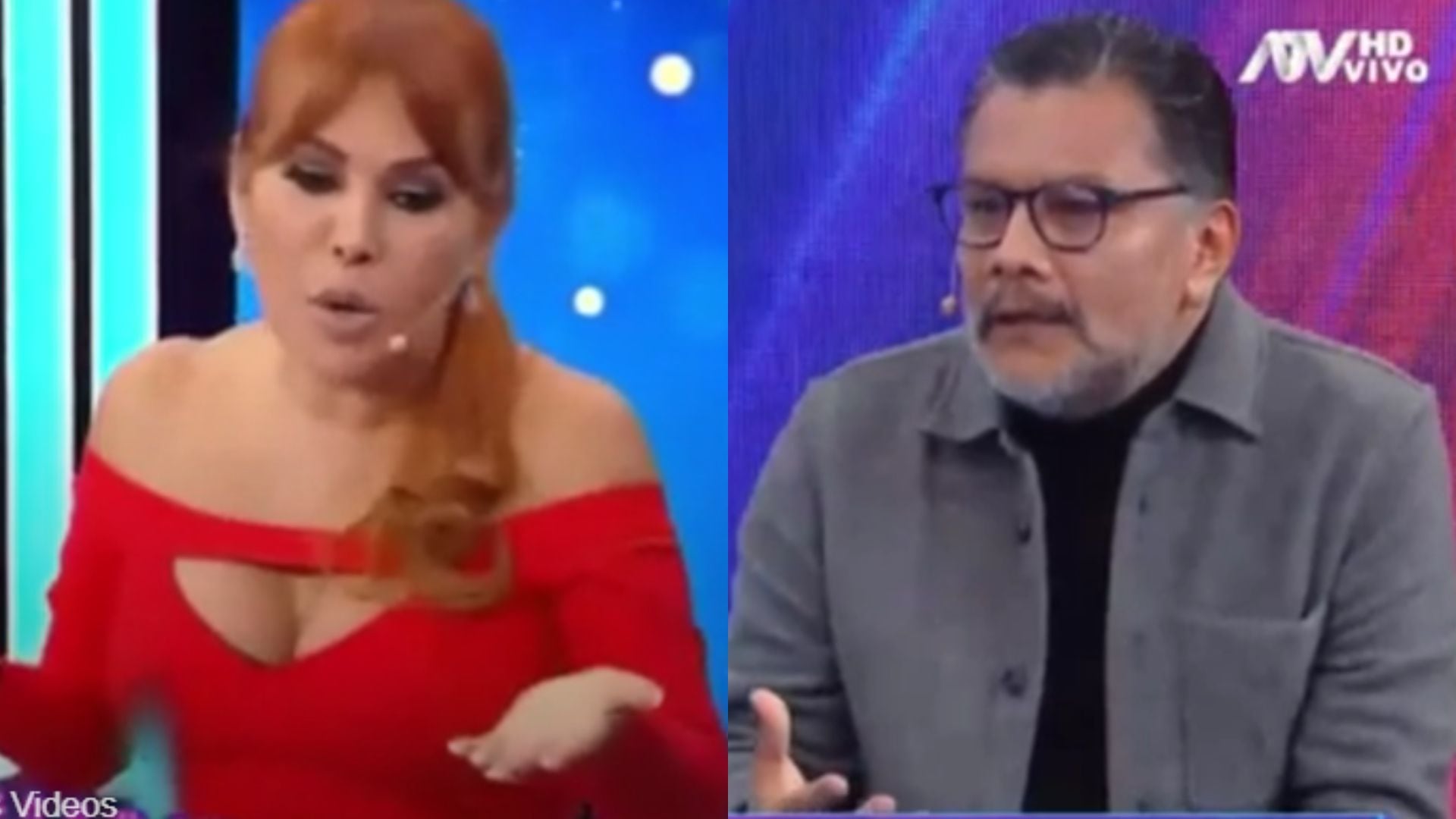 Magaly Medina le aclara a Tomás Angulo que no es de su círculo cercano de amigos.  ATV