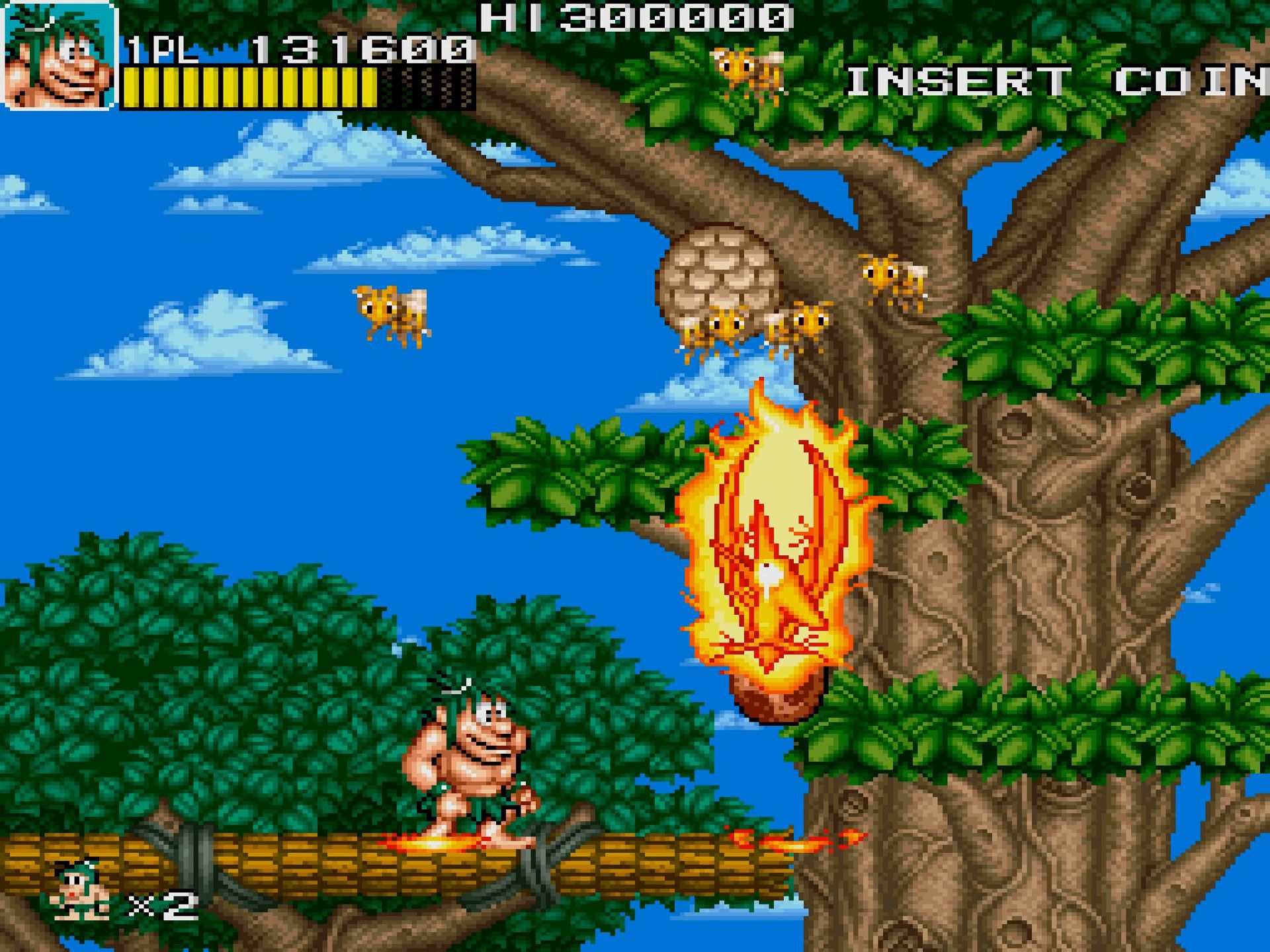 Joe & Mac: Caveman Ninja (Arcade)