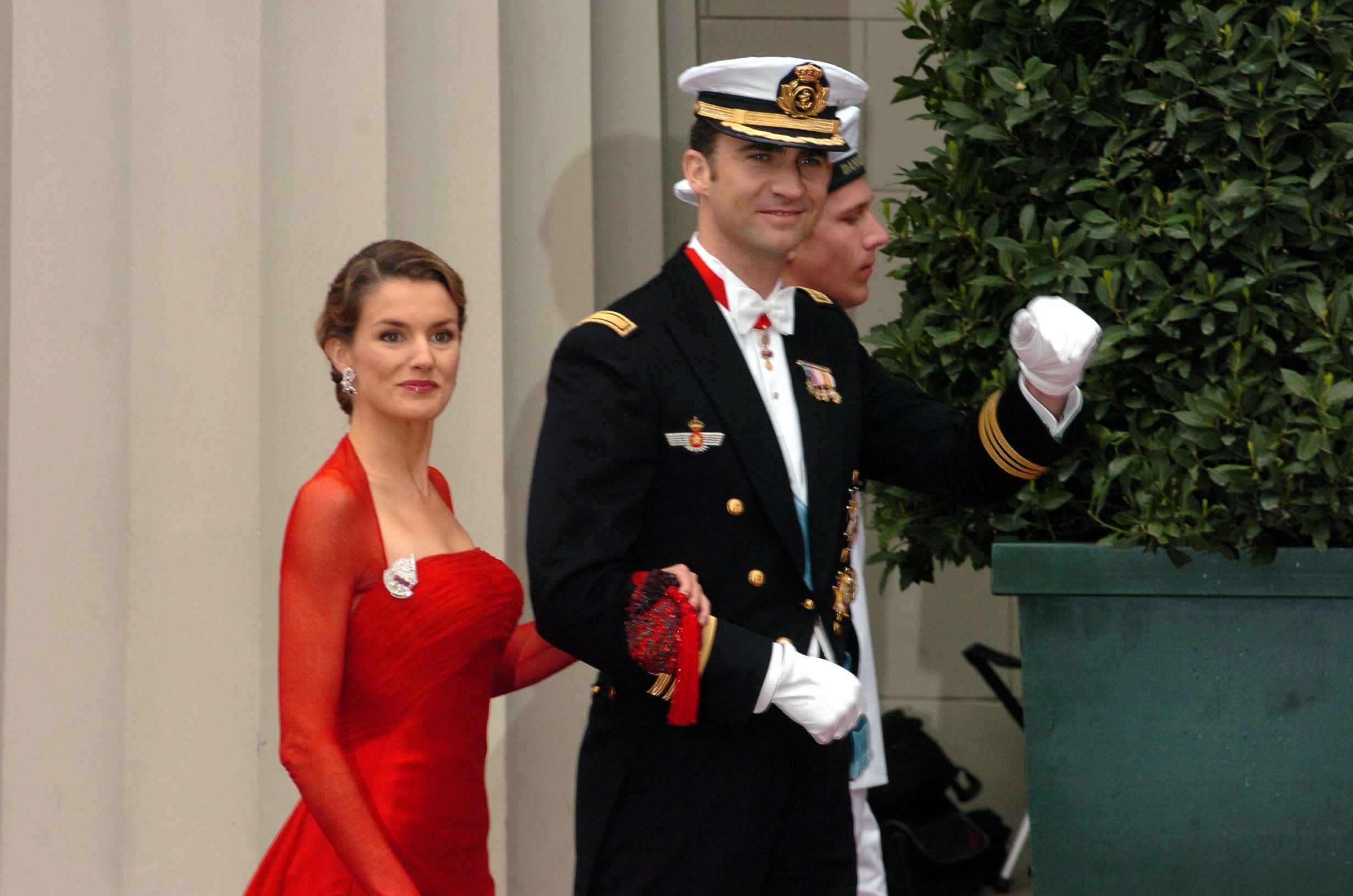 Felipe y Letizia, en la boda de Federico y Mary de Dinamarca.