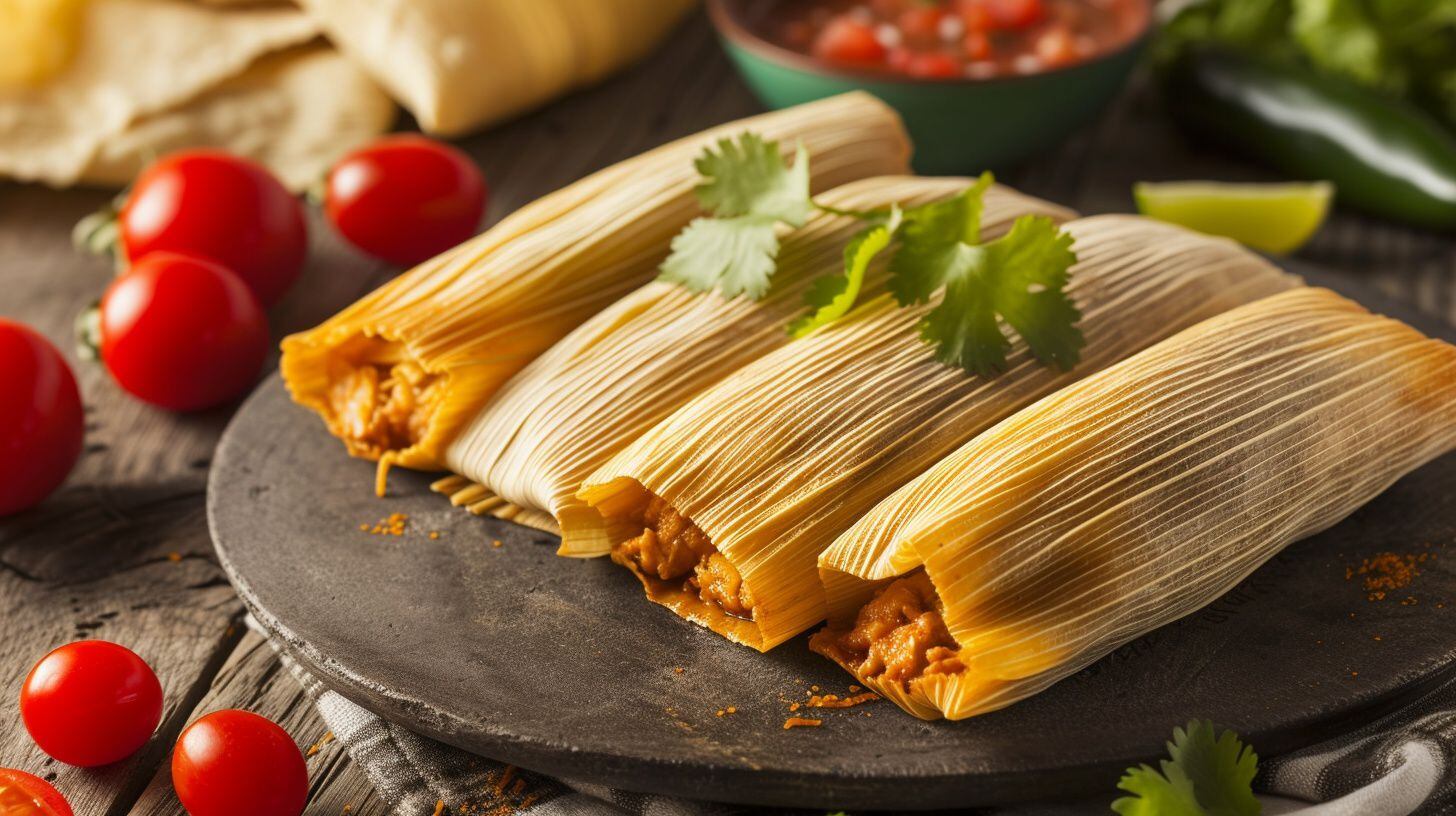 Tamales de masa de maíz, carne y vegetales variados - (Imagen Ilustrativa Infobae)