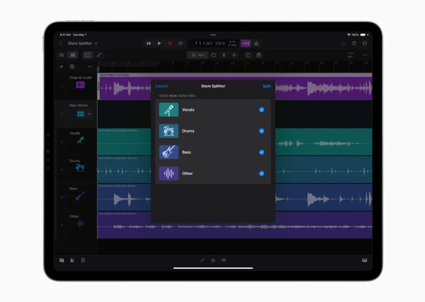 Final Cut Pro 2 y Logic Pro 2 llegan al iPad para aprovechar al máximo el chip M4 y la IA. (Apple)