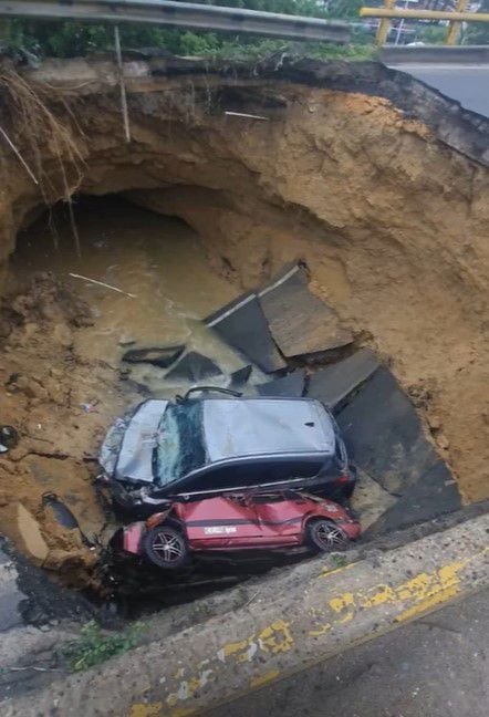 Las lluvias han dificultado las labores por parte de las autoridades - crédito Emisora Atlántico/Facebook