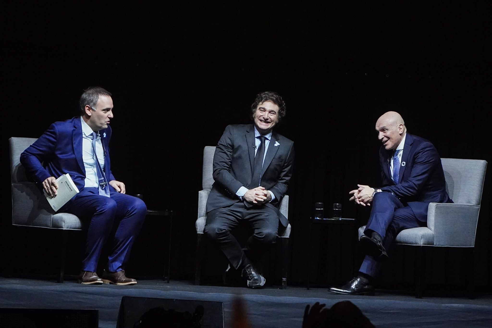 Presentación libro de Javier Milei en el Luna Park