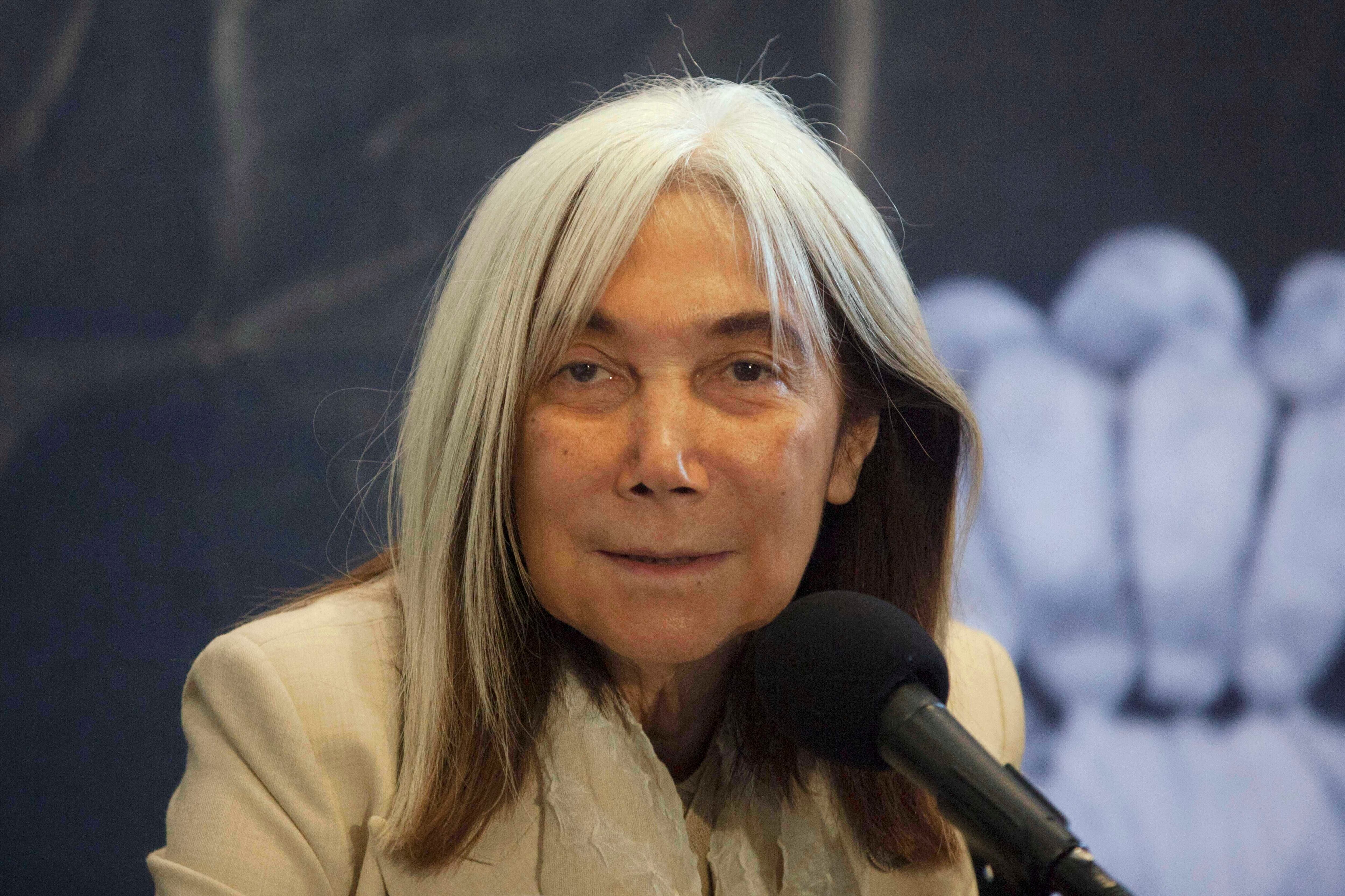 Maria Kodama, viuda y albacea de la obra del autor Jorge Luis Borges. (AP Foto/Alexandre Meneghini, Archivo)