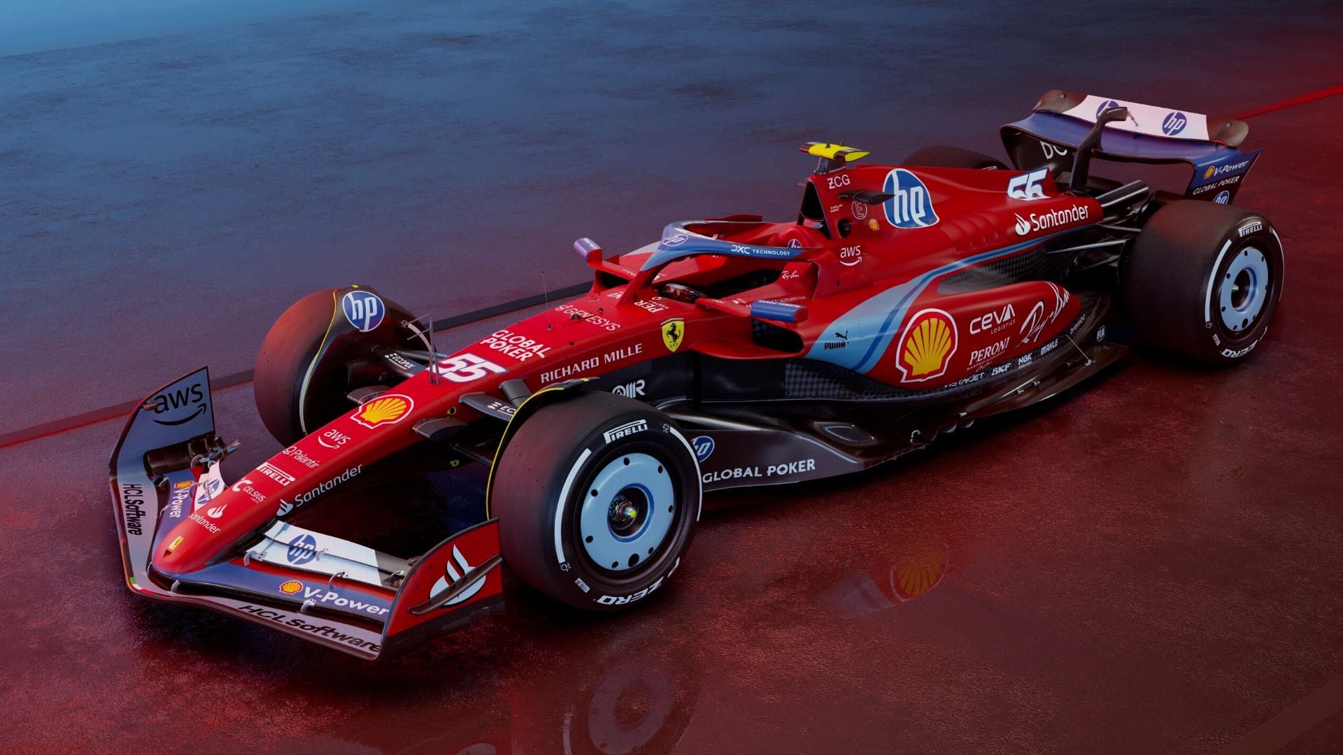 Ferrari presentó su nuevo diseño para el Gran Premio de Miami