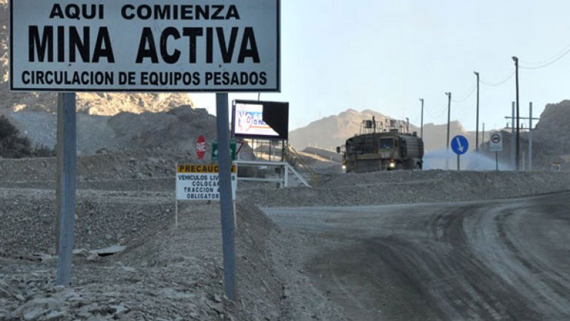 Una imagen de "Minera Alumbrera", el último proyecto que llegó a producir cobre en la Argentina