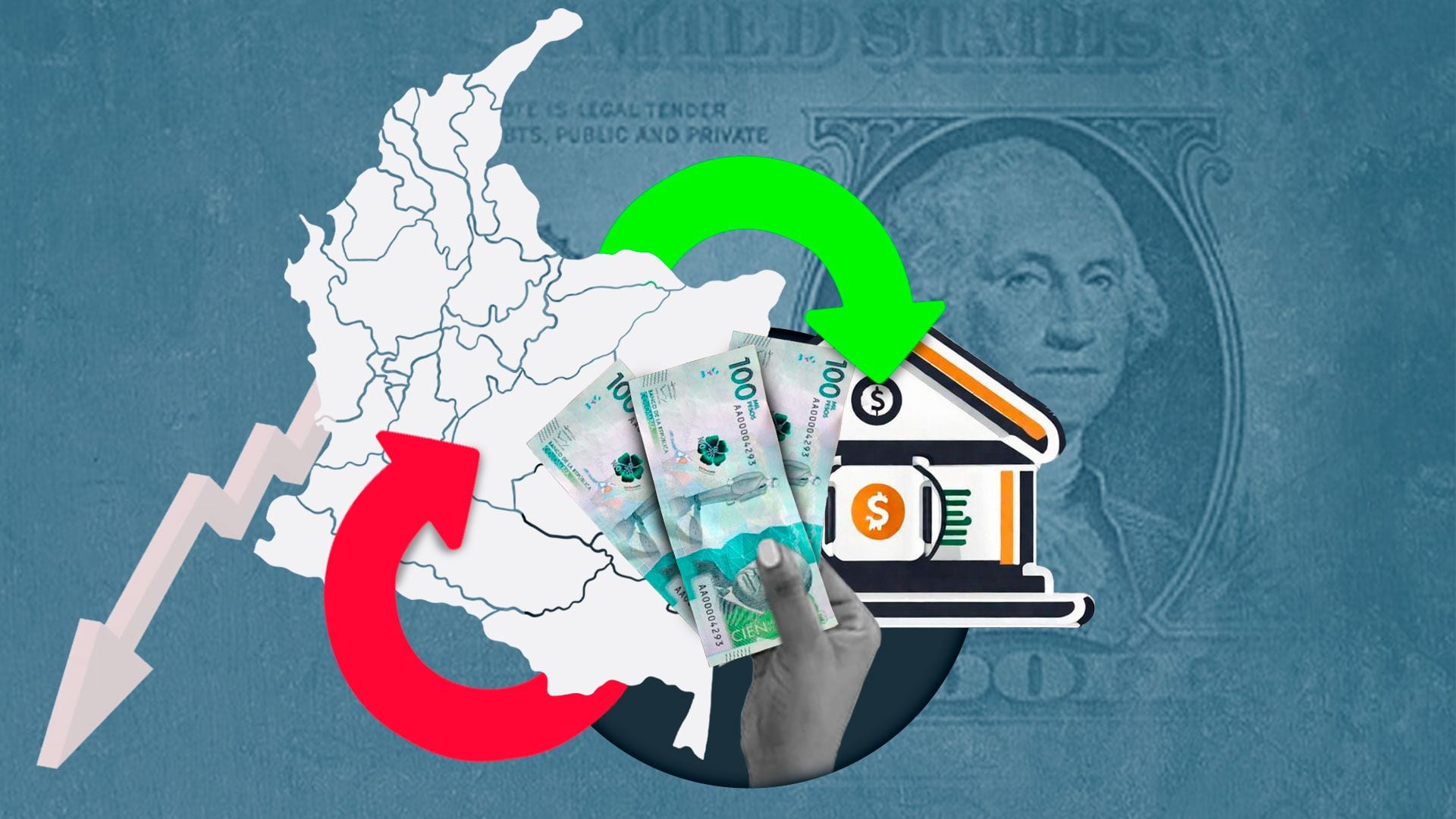 El dólar se aleja de los $4.000, pese a que analistas estiman que podría cerrar 2024 en $4.100 - crédito Jesús Avilés/Infobae