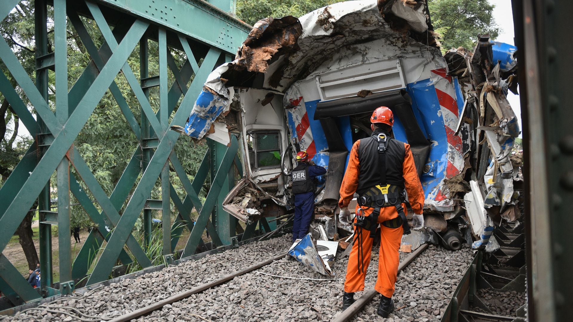 choque de trenes en Palermo