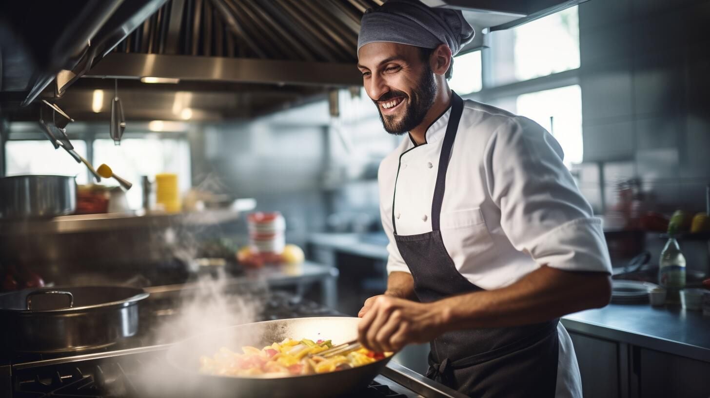 Captura de un chef hábil preparando pasta con pasión en un restaurante italiano, reflejando la autenticidad y el arte culinario de la cocina italiana. Una experiencia gastronómica auténtica. (Imagen ilustrativa Infobae)