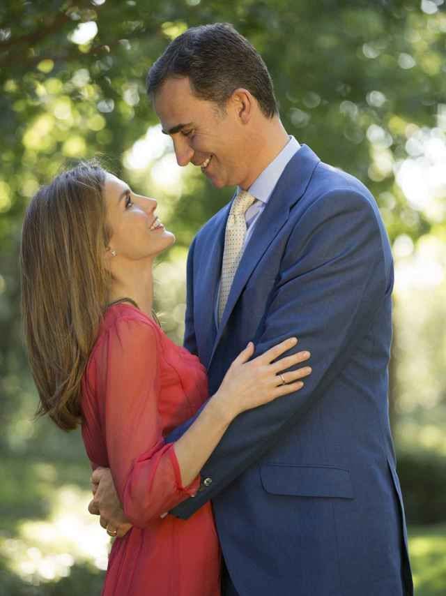 Posado de Felipe y Letizia por el 40º cumpleaños de la princesa. (Casa Real)