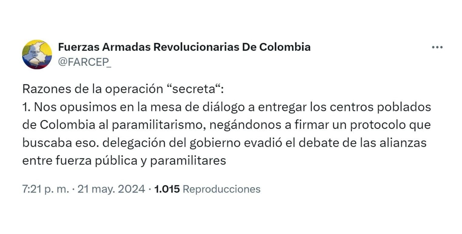 Disidencias de las Farc y sus mensajes contra Gustavo Petro