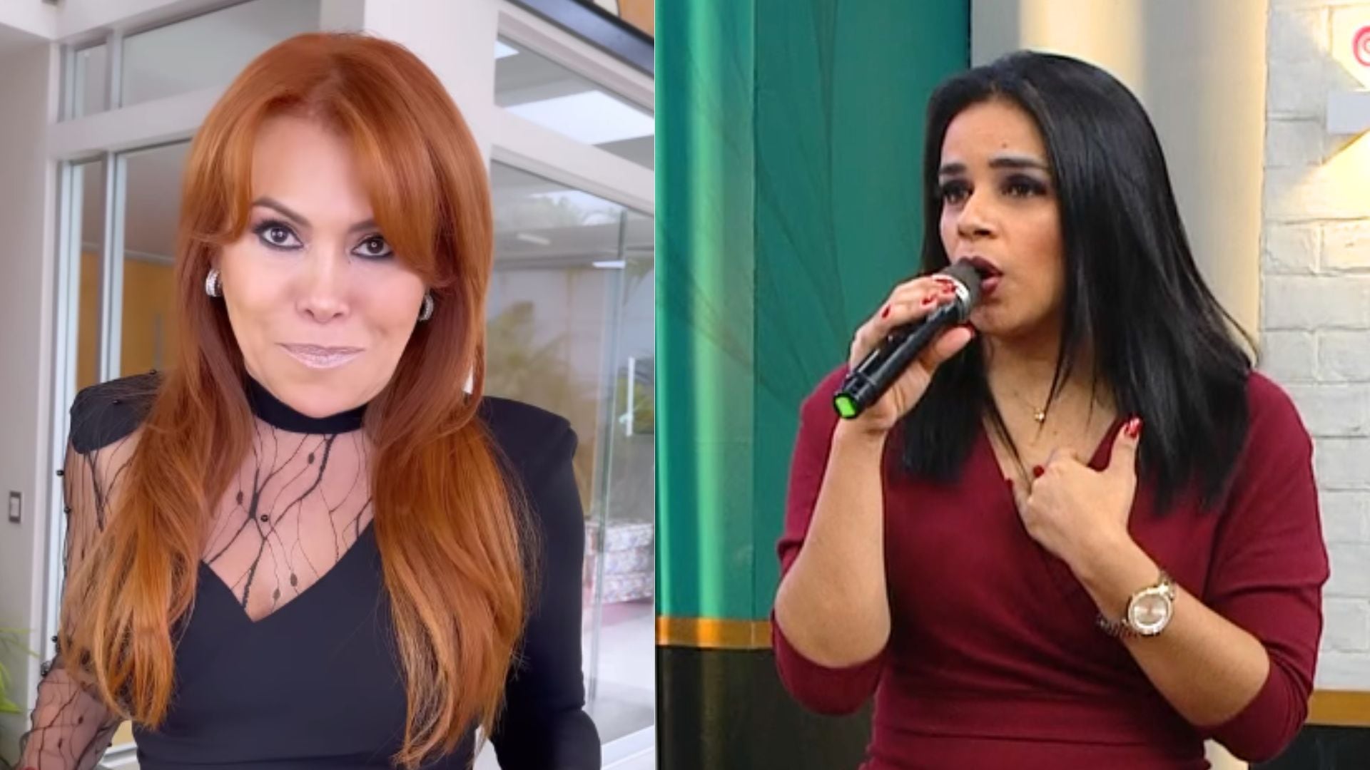 Giuliana Rengifo acusa a Magaly Medina de boicotear su entrevista en ATV.