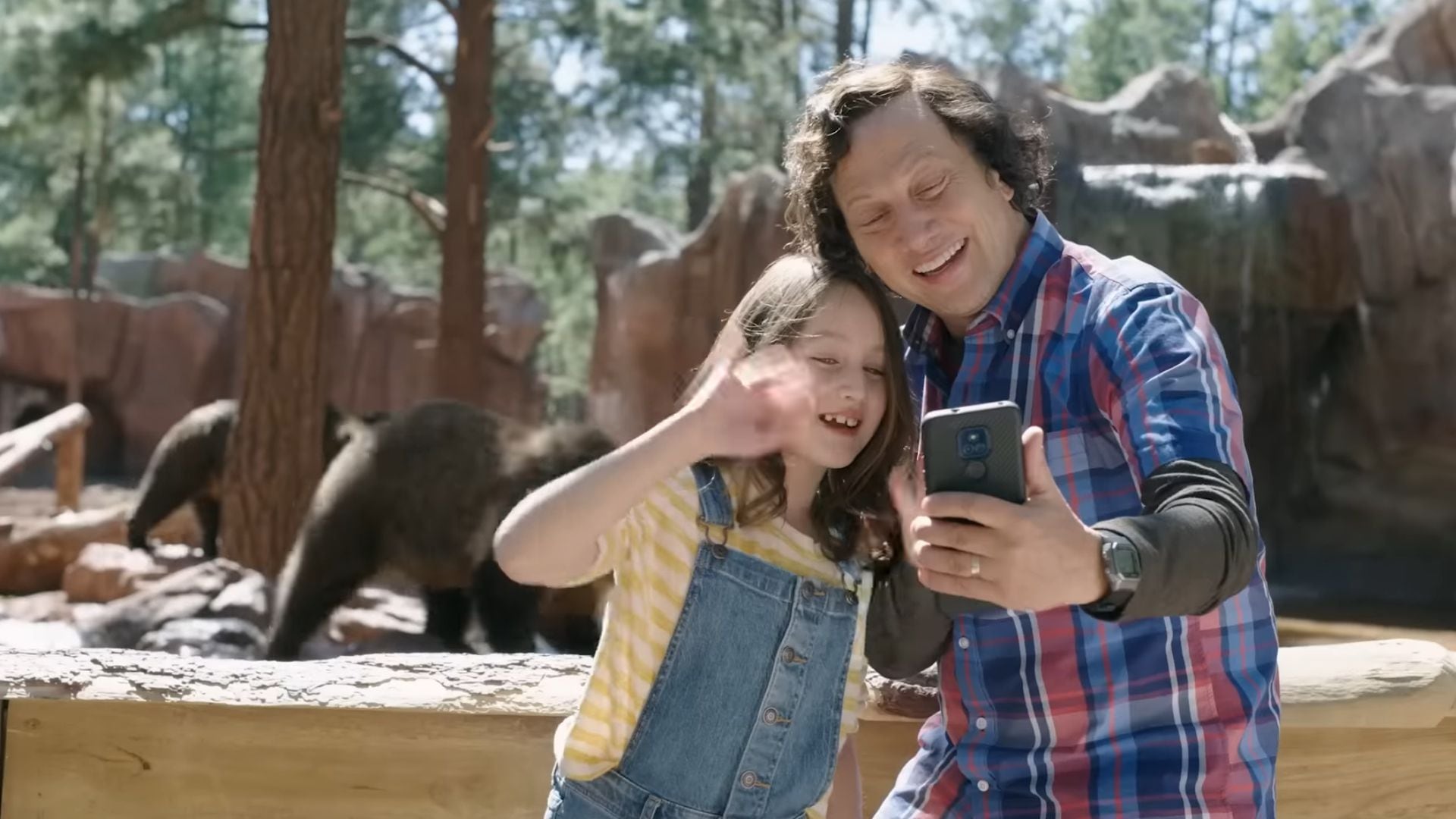 Rob Schneider y su hija Miranda.