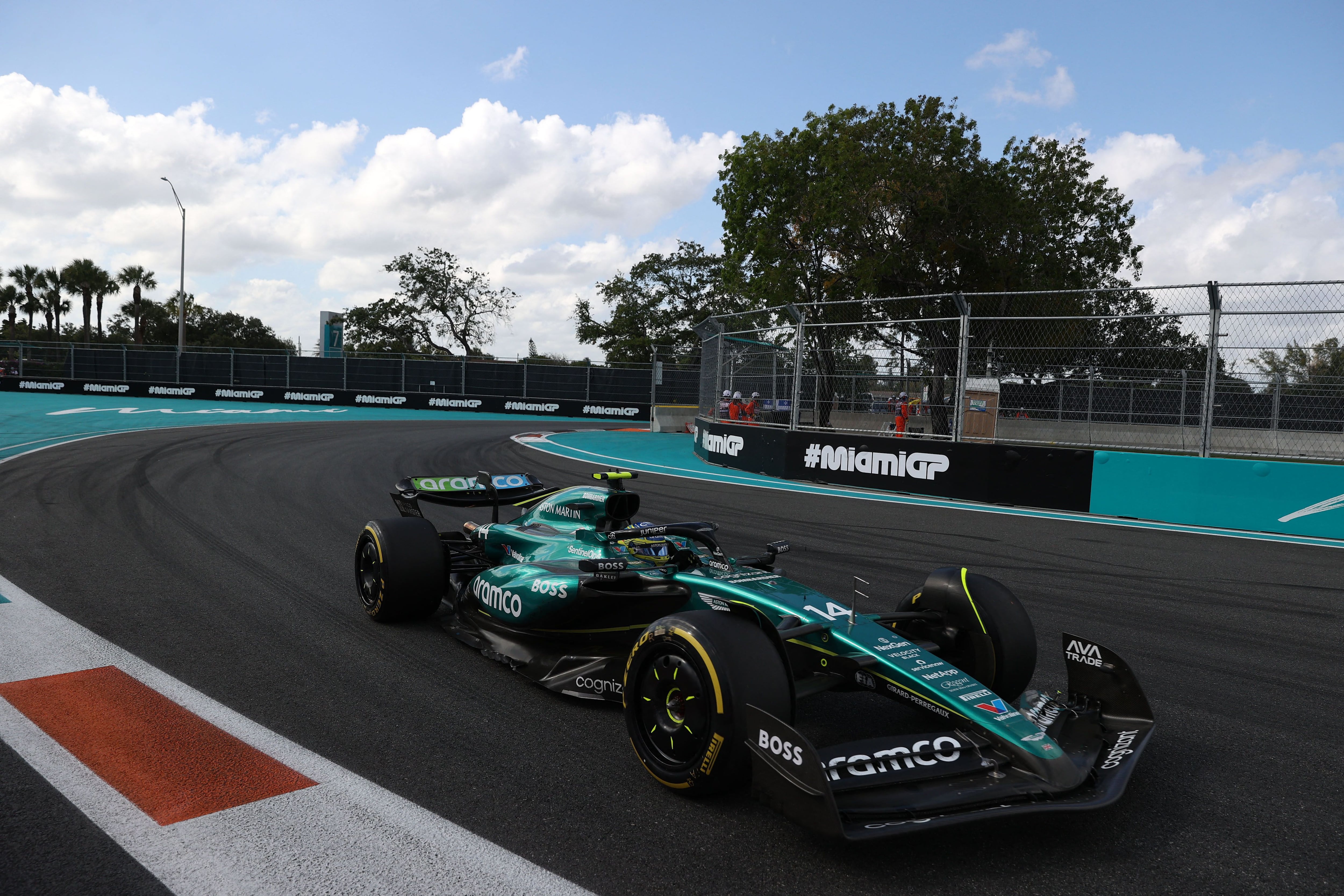 Alonso en Miami (Peter Casey-USA TODAY Sports)