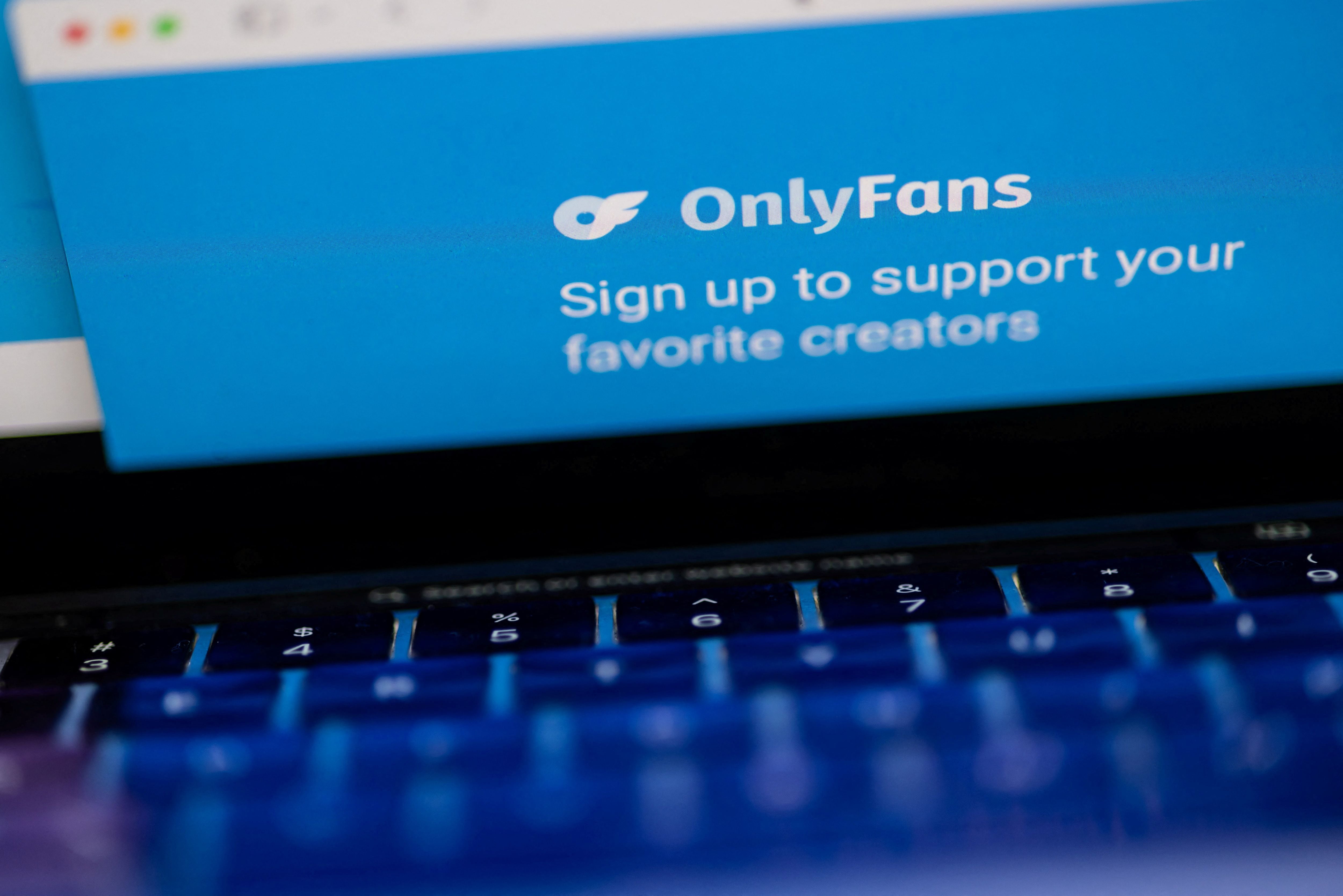 Los videos de las víctimas en OnlyFans eran en su mayoría subidos por exparejas. (REUTERS)