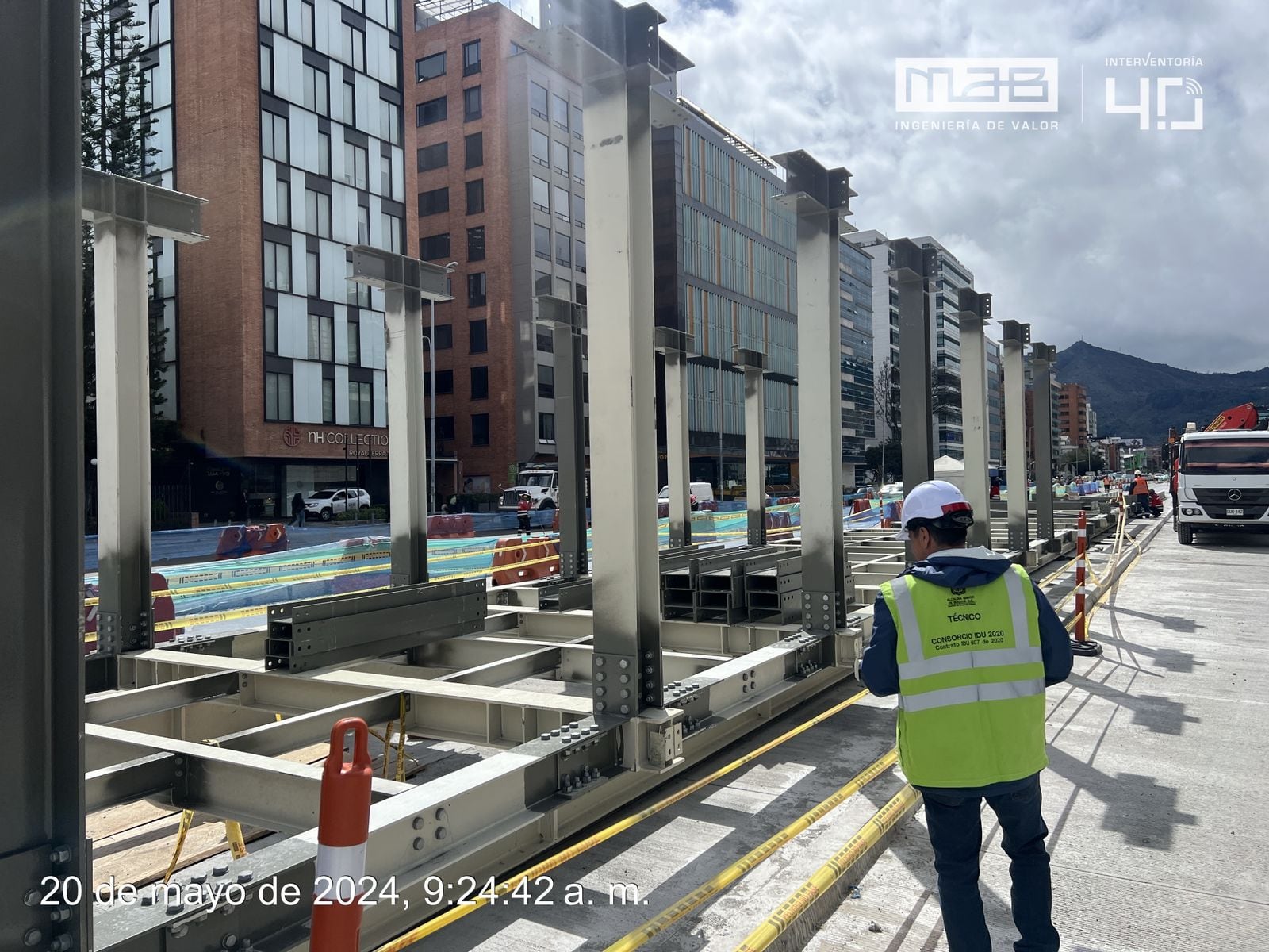 Contará con dos vagones y una pasarela crédito @idubogota/X