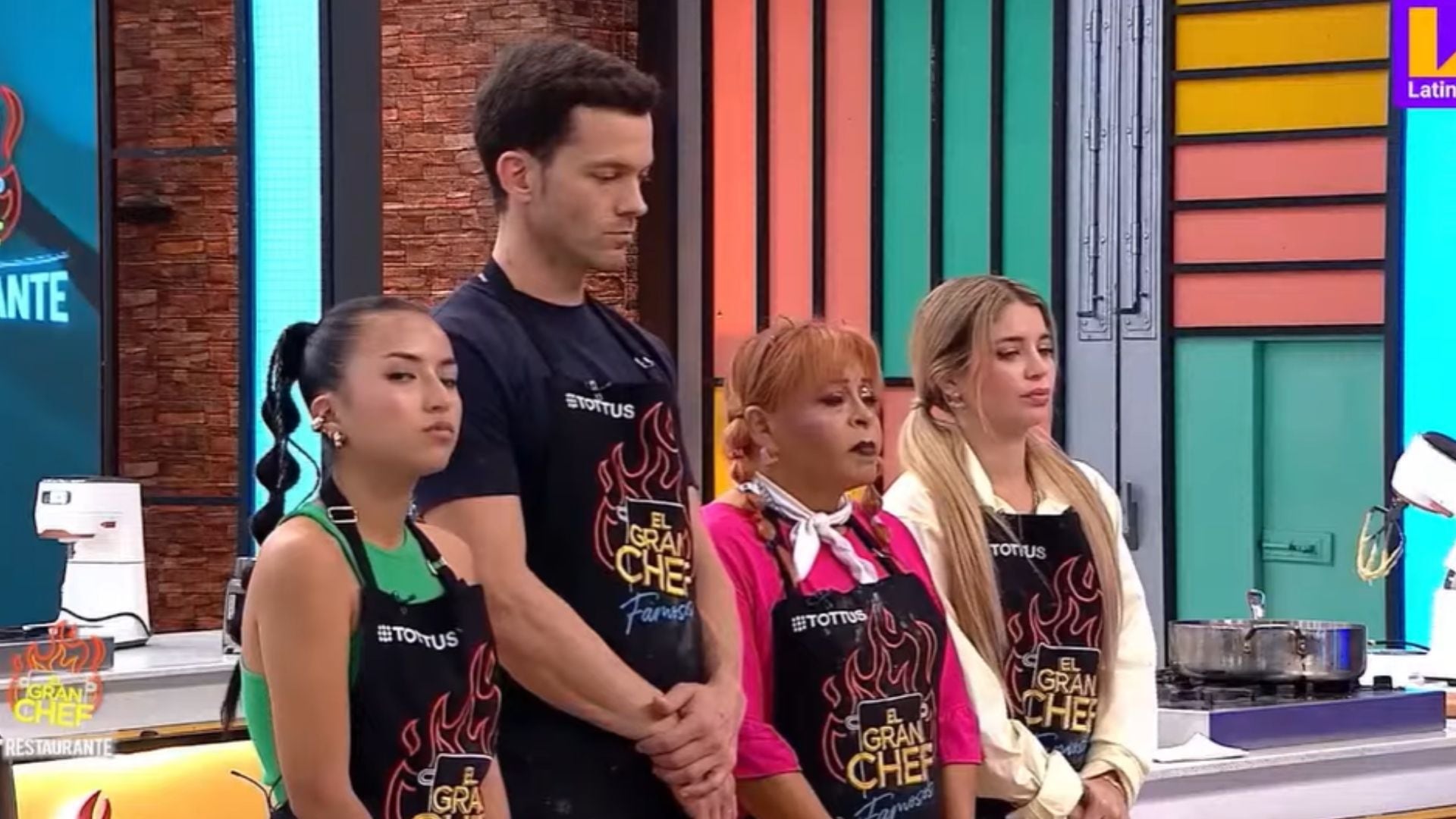 Participantes de ‘El Gran Chef Famosos’ no tuvieron un gran desempeño en la gala del lunes 22 de abril. Latina TV.