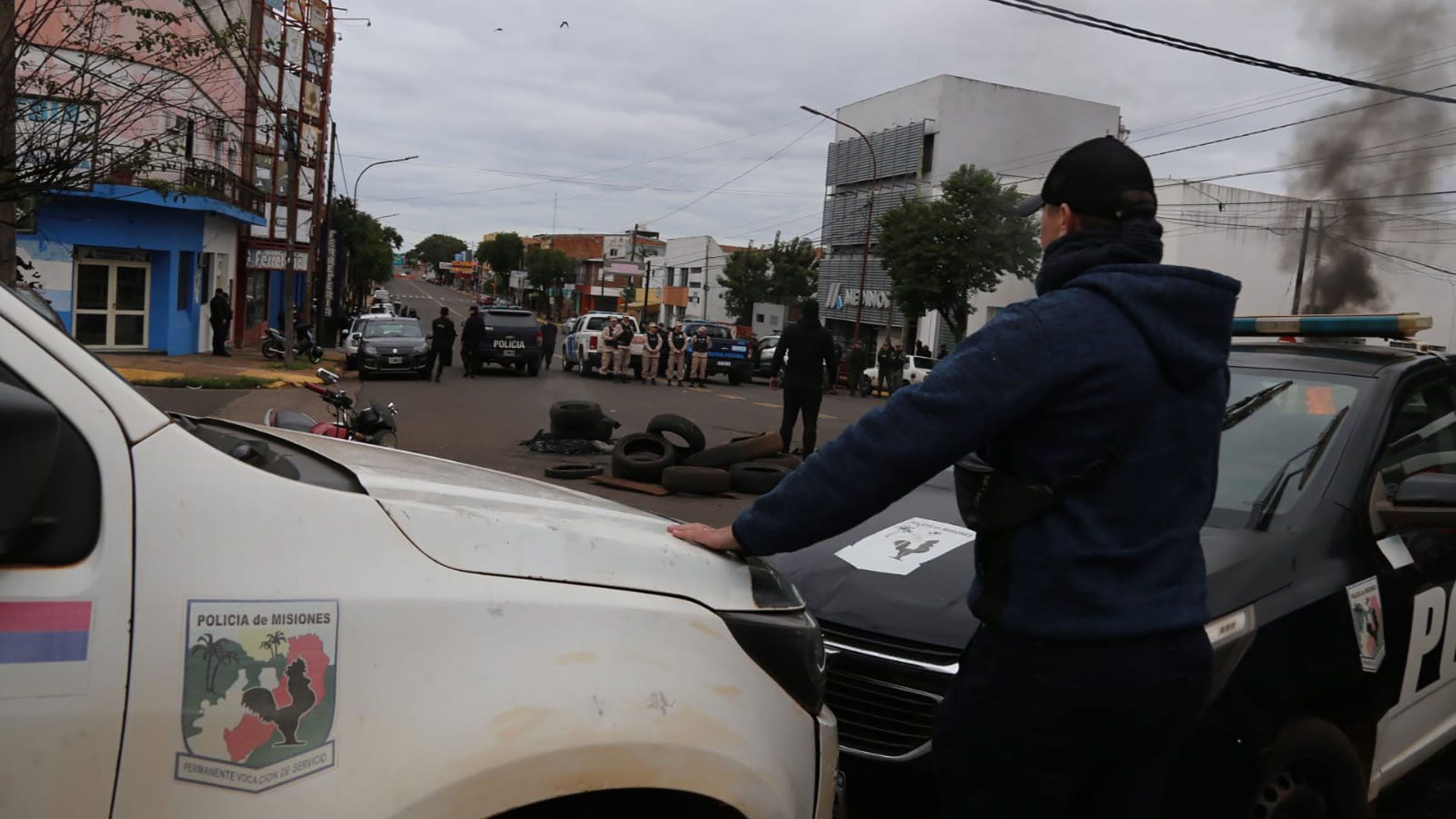 Protesta policial en Misiones