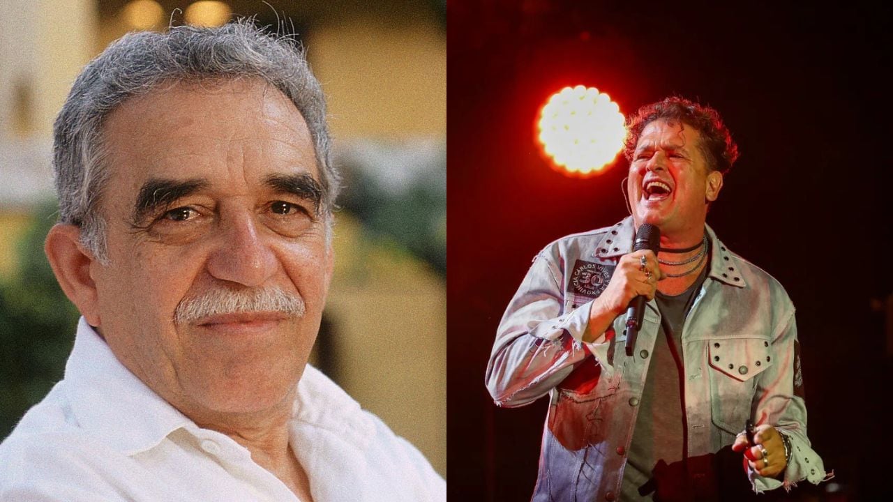 Gabriel García Márquez fue criticado por Carlos Vives - crédito EFE y montaje Infobae