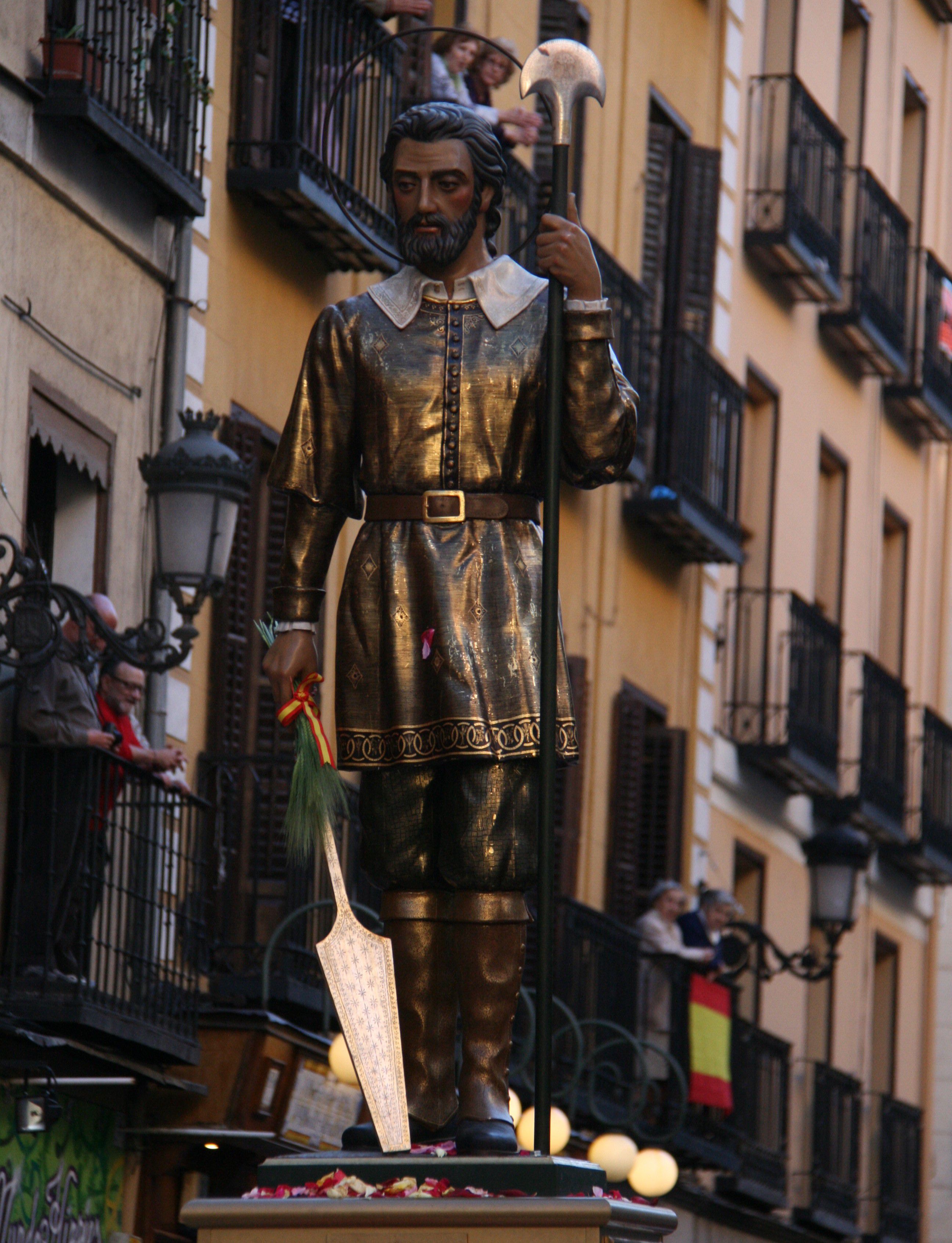 Procesión de San Isidro Labrador en Madrid (Wikimedia).