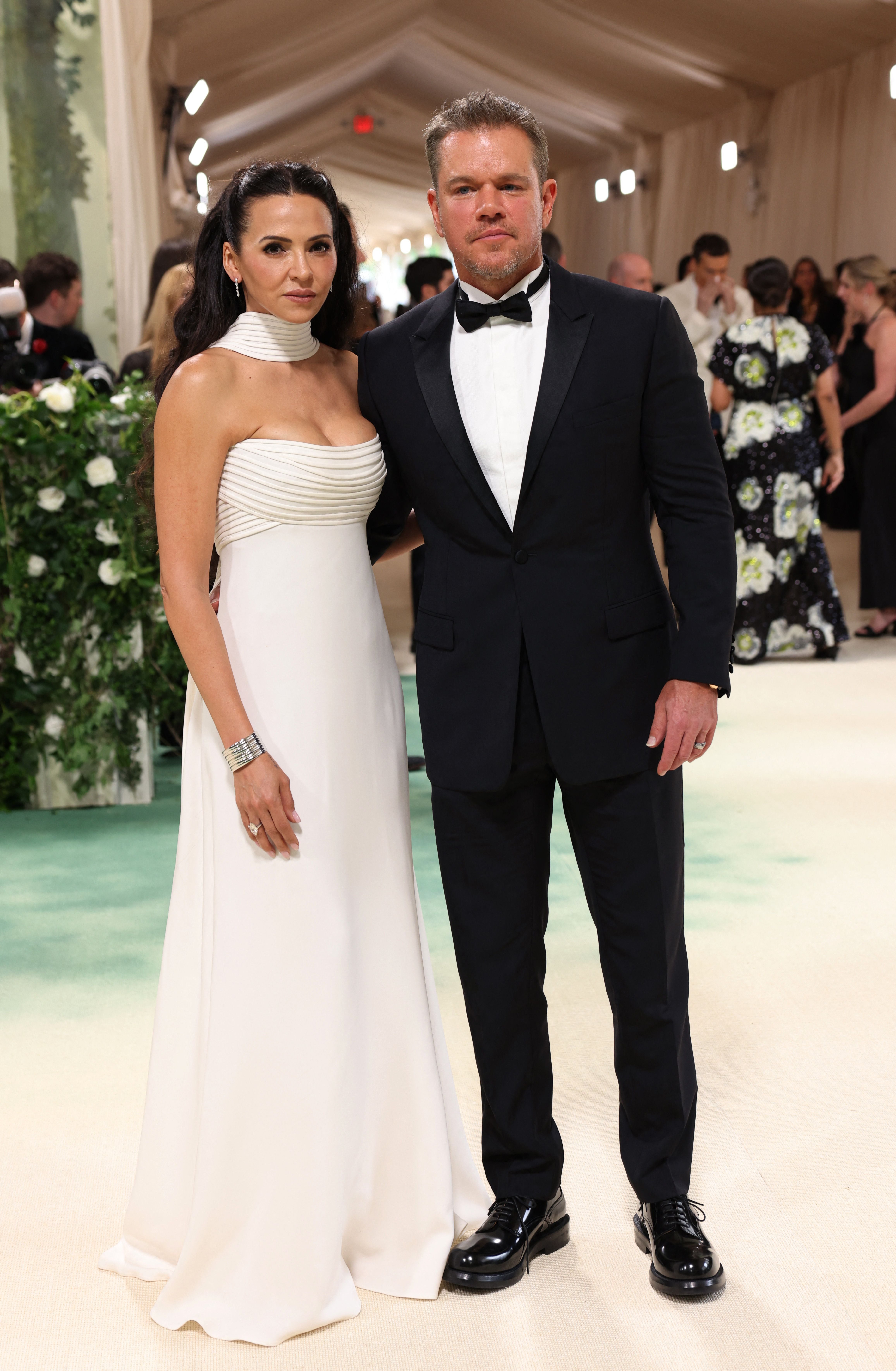 La pareja del actor y la argentina dijeron presente en la MET Gala 2024
REUTERS/Andrew Kelly