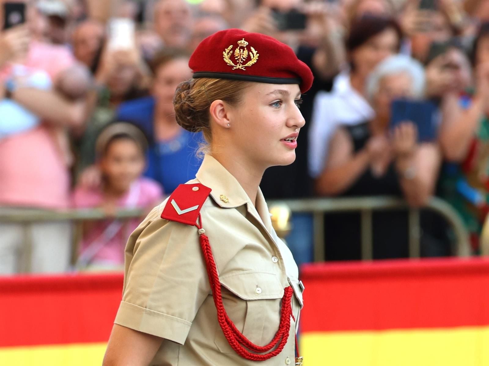 La princesa Leonor en la Academia General Militar de Zaragoza (Europa Press)
