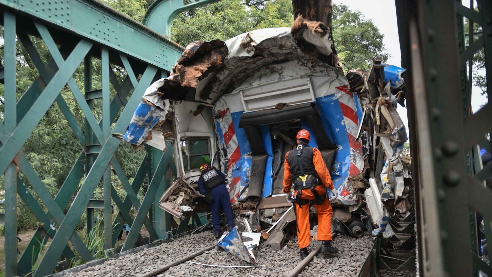 choque de trenes en Palermo