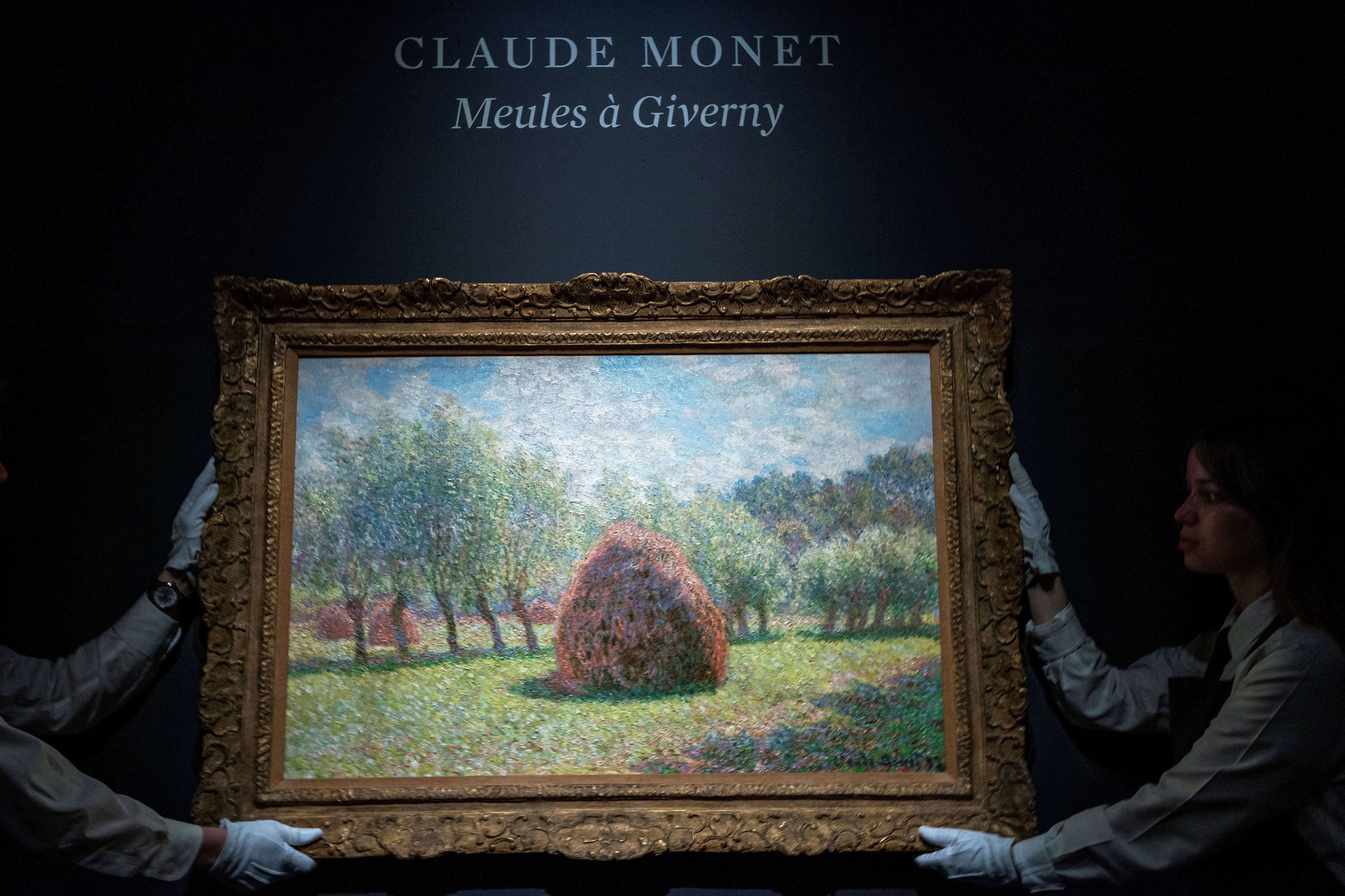 "Almiar en Giverny" de Claude Monet (REUTERS/Eduardo Munoz)