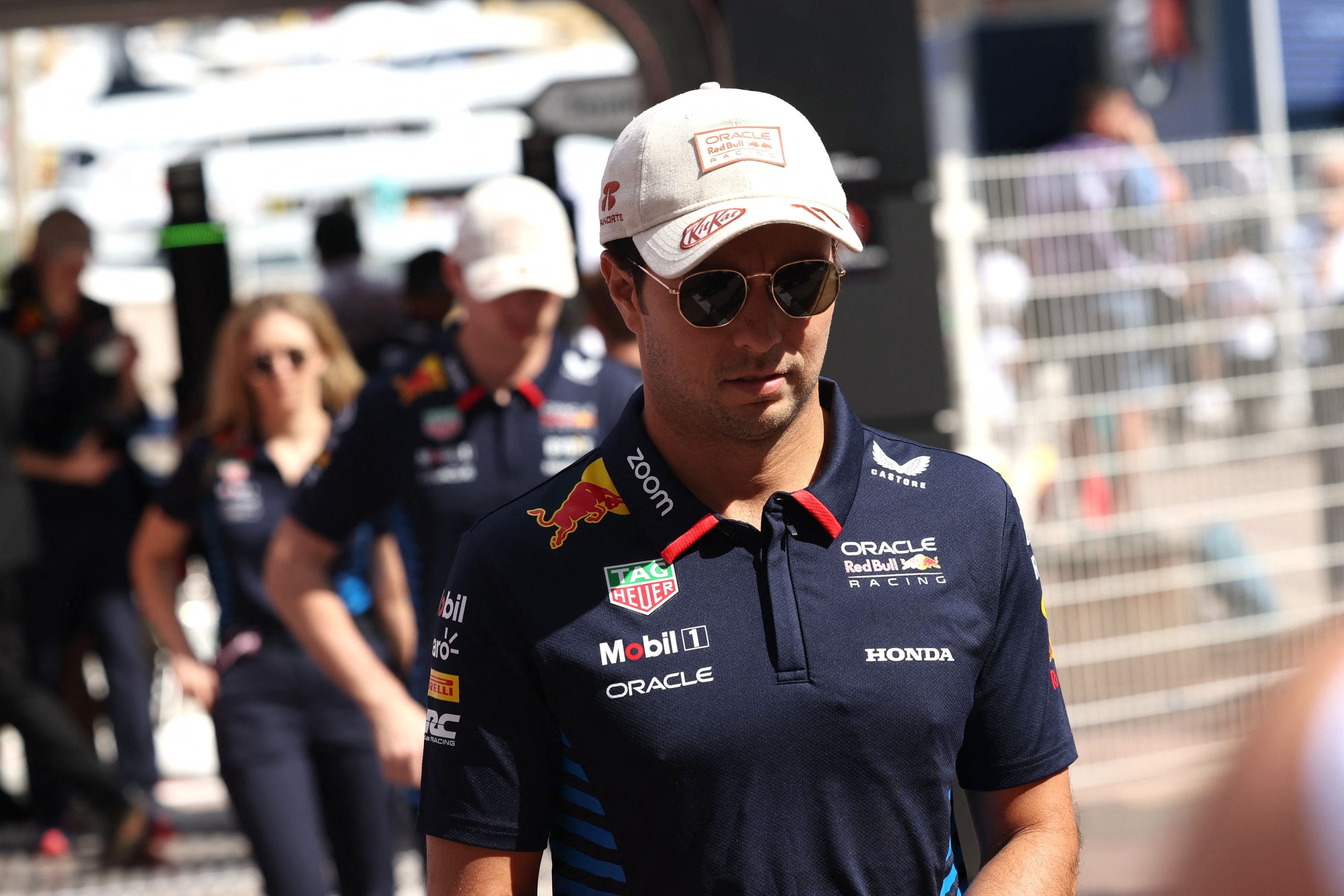 Formula One F1 - Monaco Grand Prix - Circuit de Monaco, Monaco - May 25, 2024 Red Bull's Sergio Perez before practice REUTERS/Claudia Greco