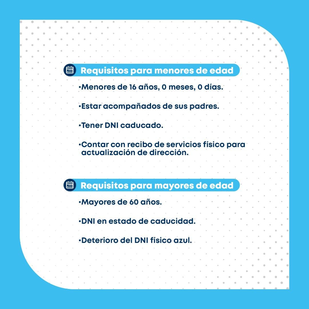 El Municipio de San Miguel pide estos requisitos para poder acceder al DNI electrónico de forma gratuita.