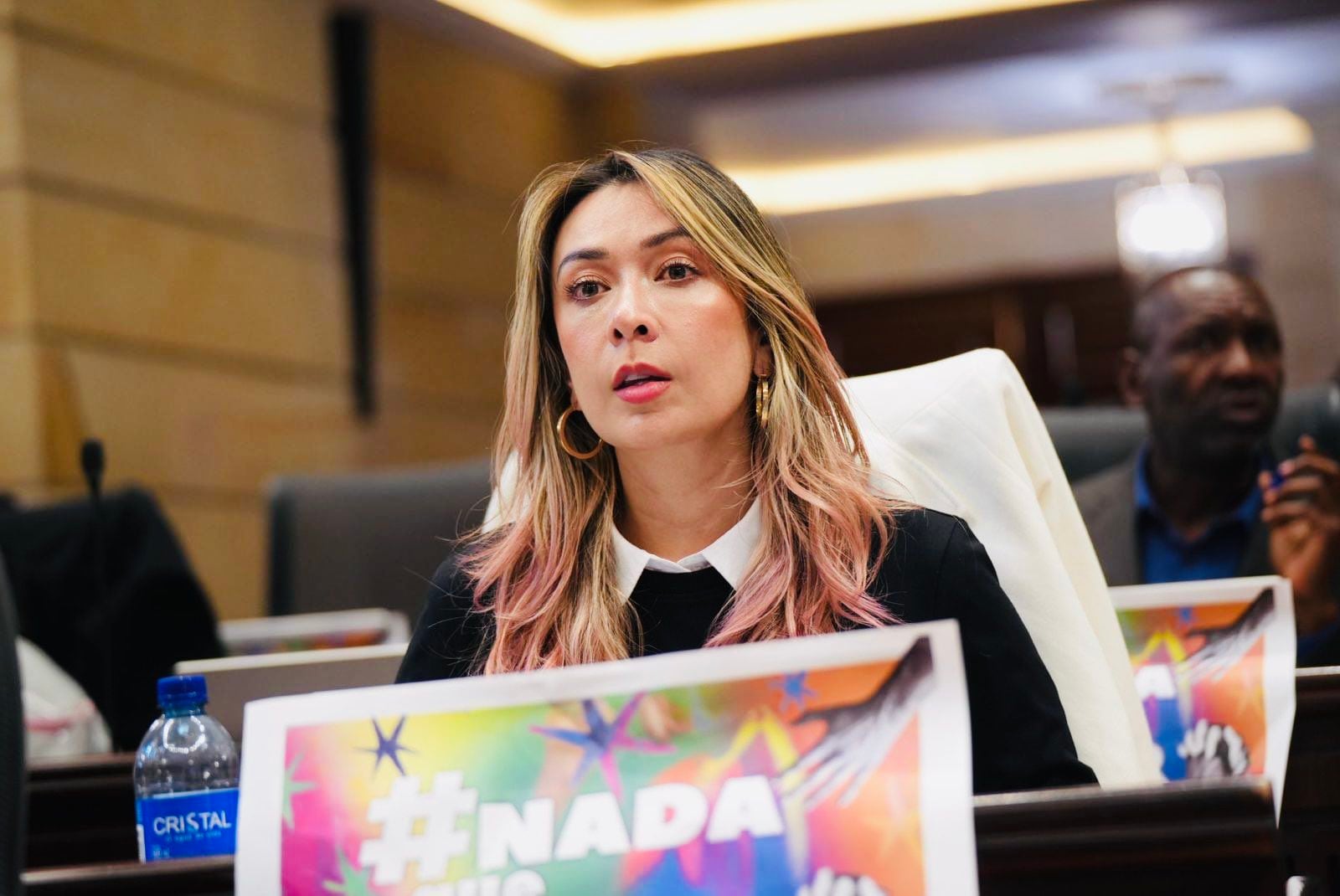 Katherine Miranda, representante por la Alianza Verde - crédito @MirandaBogota/X