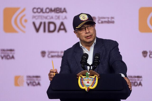 El presidente Gustavo Petro estuvo reunido con representantes de entidades financieras - crédito Colprensa