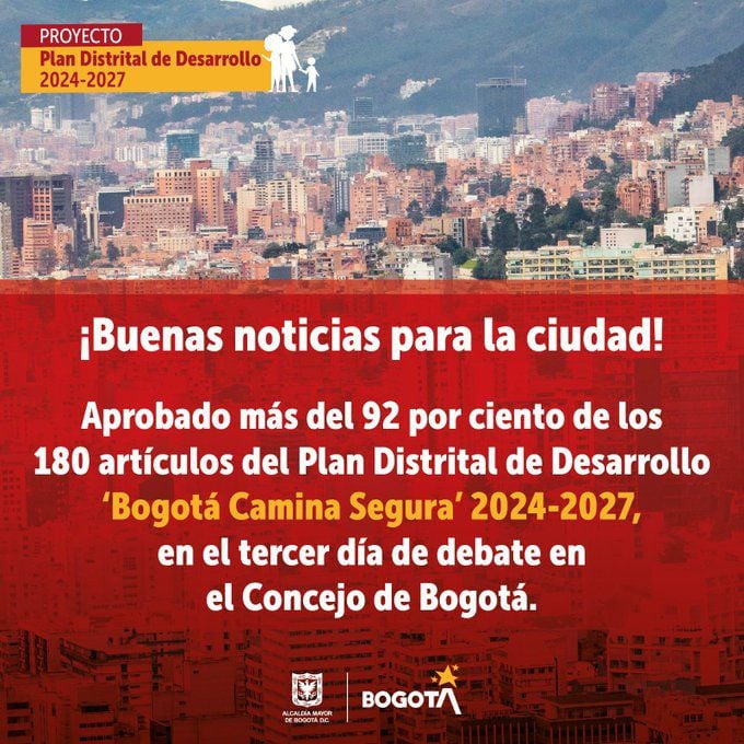 Bogotá Camina Segura es un plan para mejorar la movilidad de los ciudadanos de la capital de Colombia - crédito Alcaldía de Bogotá