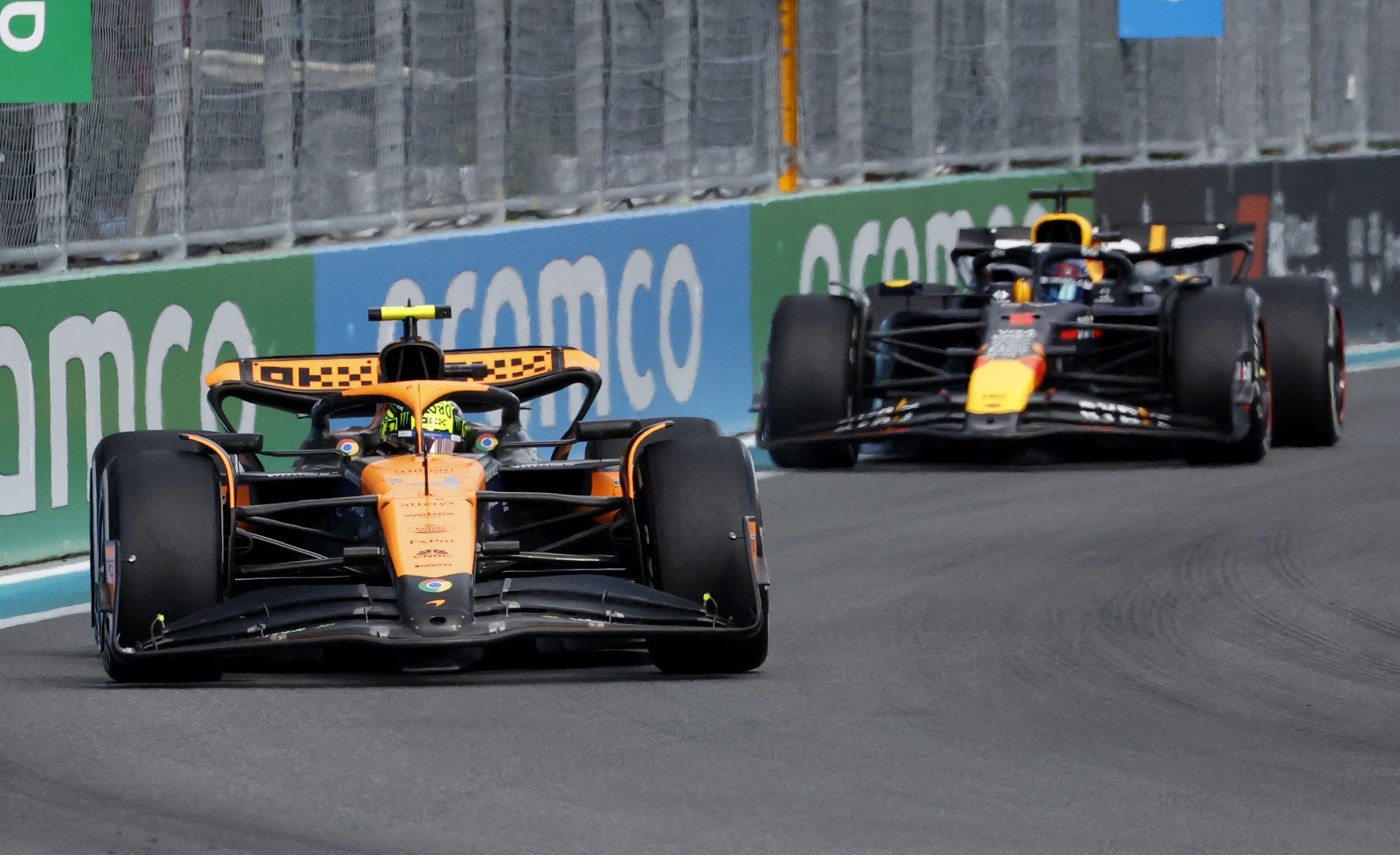 Lando Norris en el GP de Miami (REUTERS/Marco Bello)