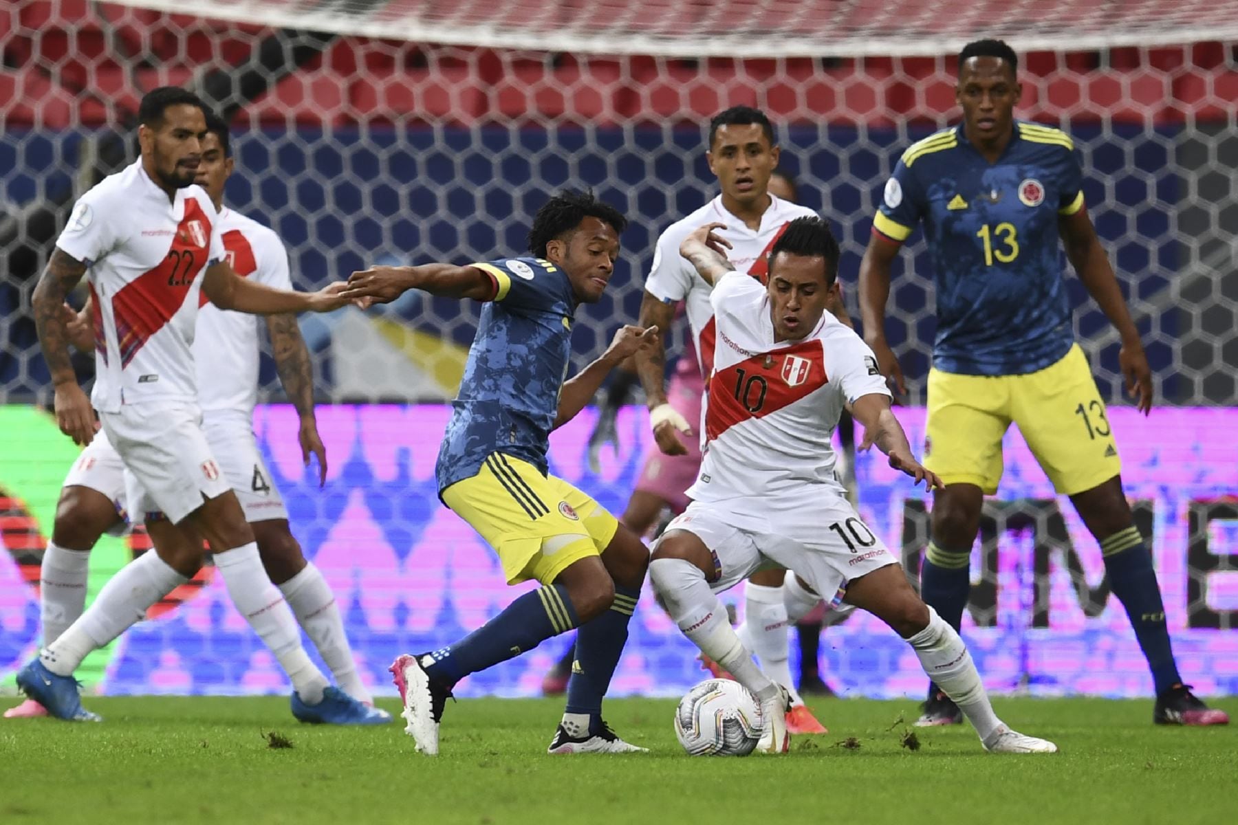 Christian Cueva disputó la Copa América 2021 de Brasil con la selección peruana, que se ubicó en el cuarto puesto. - créditos: AFP