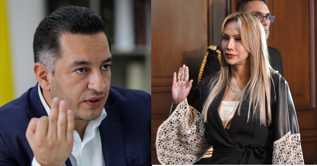 Sandra Ortiz y Andrés Idárraga han asegurado que nada tienen que ver con el escándalo de corrupción de la Ungrd - crédito Mariano Vimos/Colprensa y Presidencia de Colombia