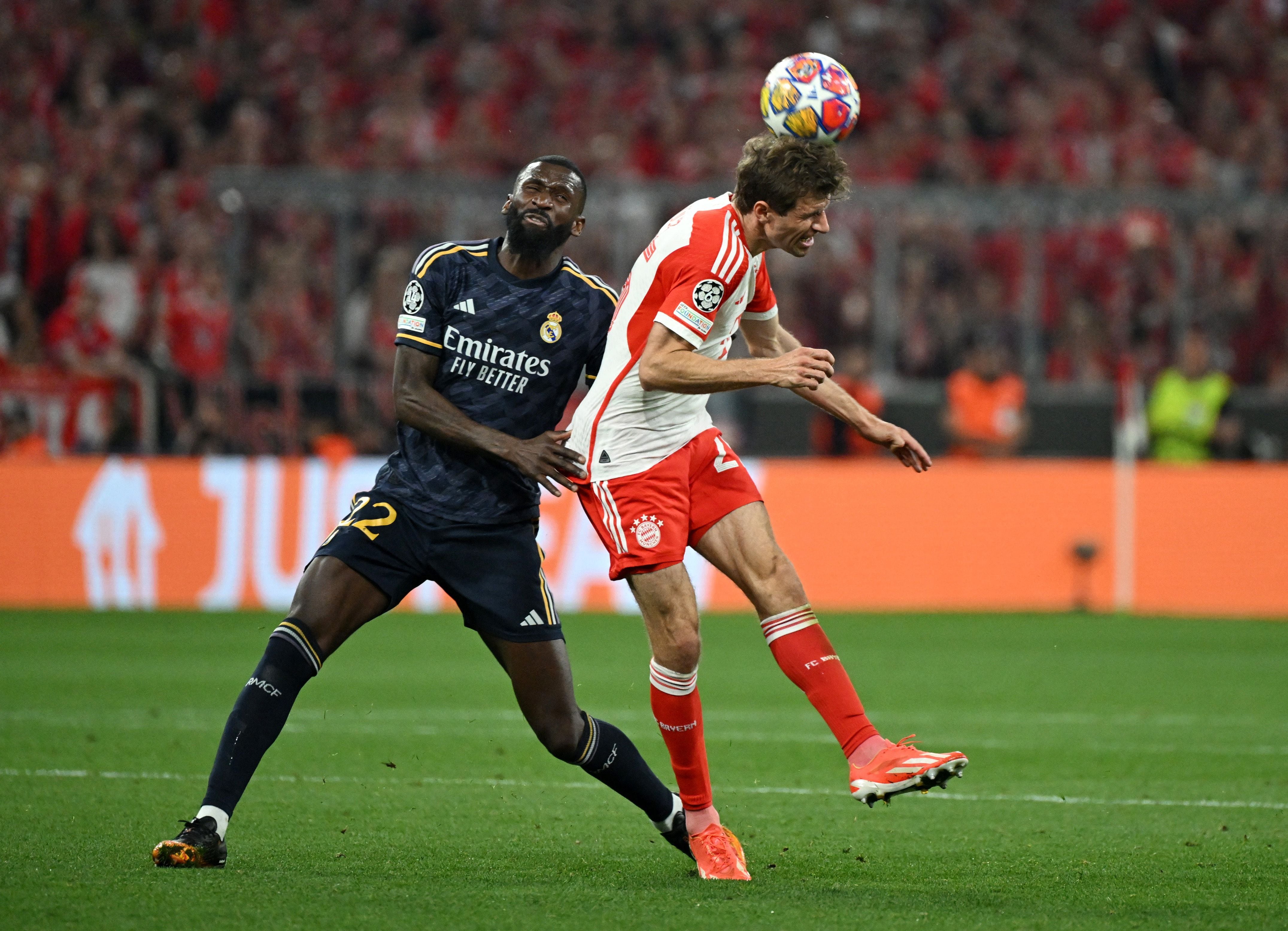 Rüdiger y Müller (REUTERS/Angelika Warmuth)