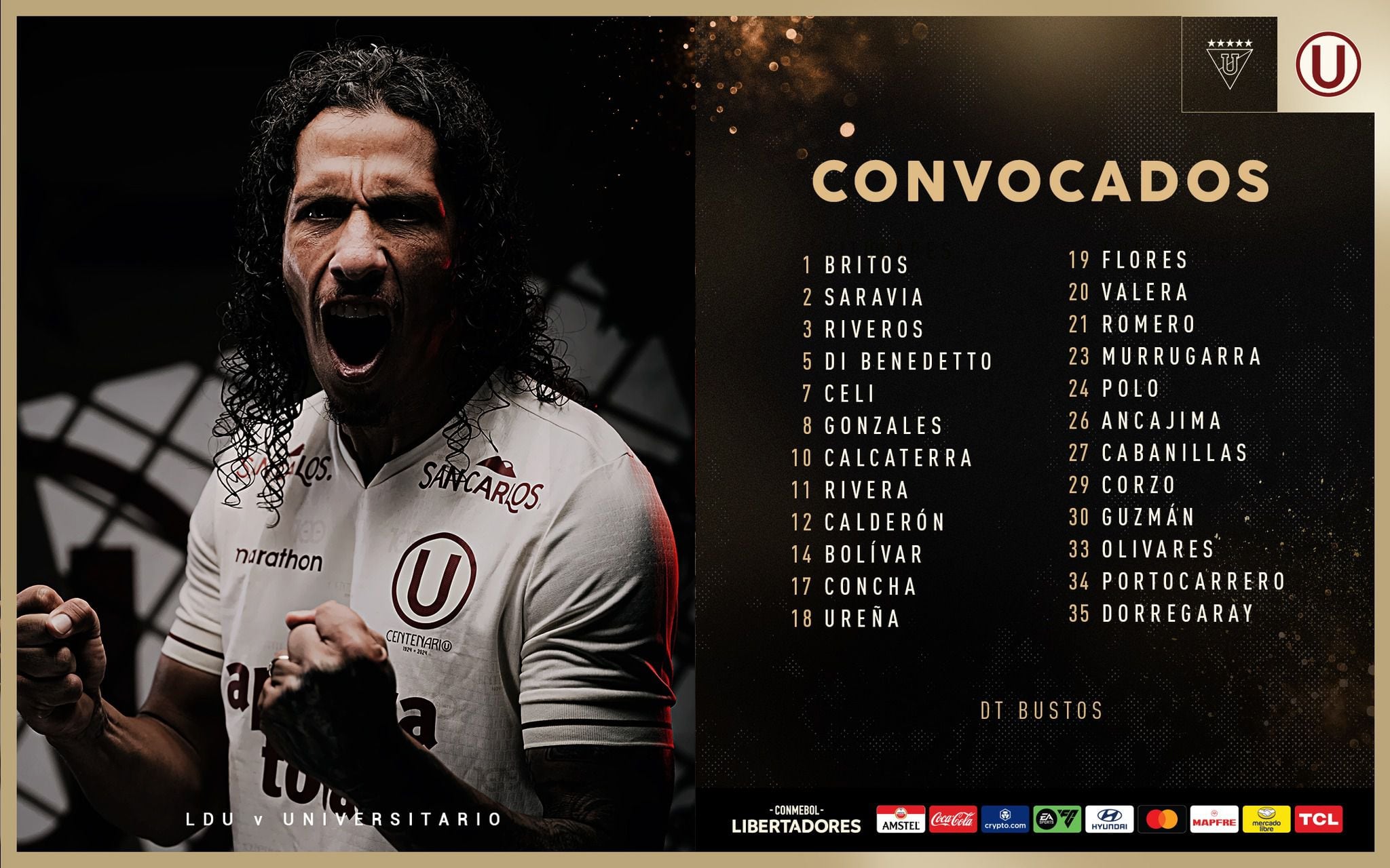 Universitario se medirá ante LDU por la fecha 6 de fase de grupos de la Copa Libertadores.