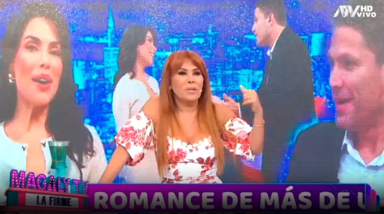 Magaly Medina indignada con Paco Bazán por entrevista a Ely Yutronic. (Captura: Magaly TV La Firme)