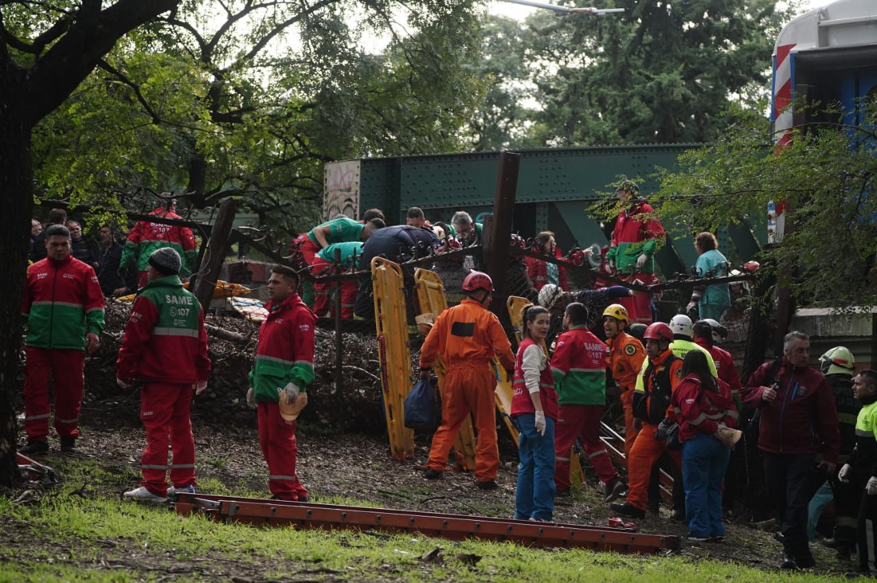 Descarriló Un Tren De La Línea San Martín En Palermo