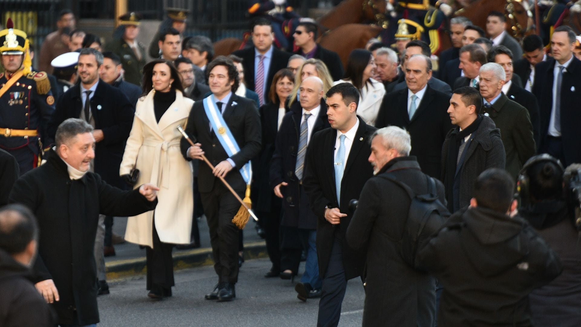 Javier Milei llega a la Casa Rosada - Tedeum 25 de mayo portada