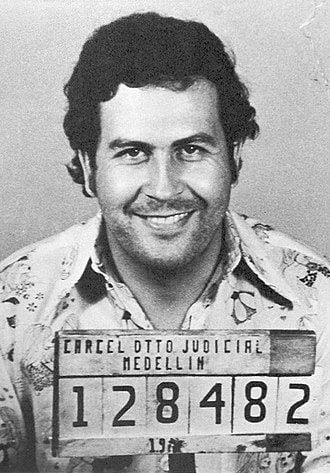 Pablo Escobar - crédito Policia Nacional