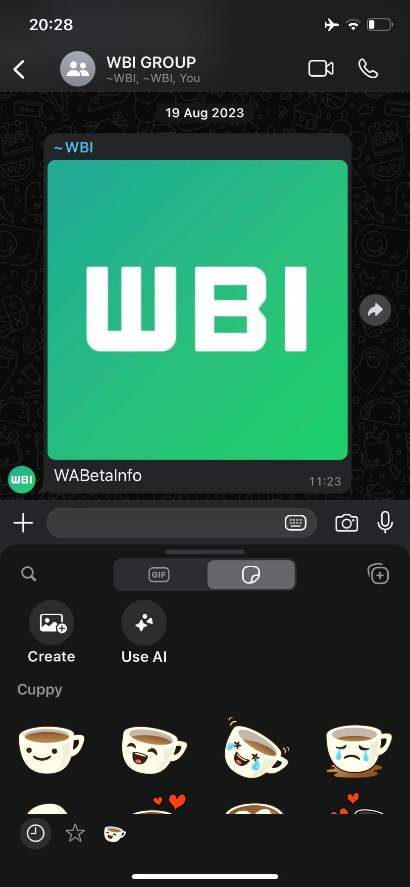 La función se encuentra únicamente en una versión beta. (WABetaInfo)