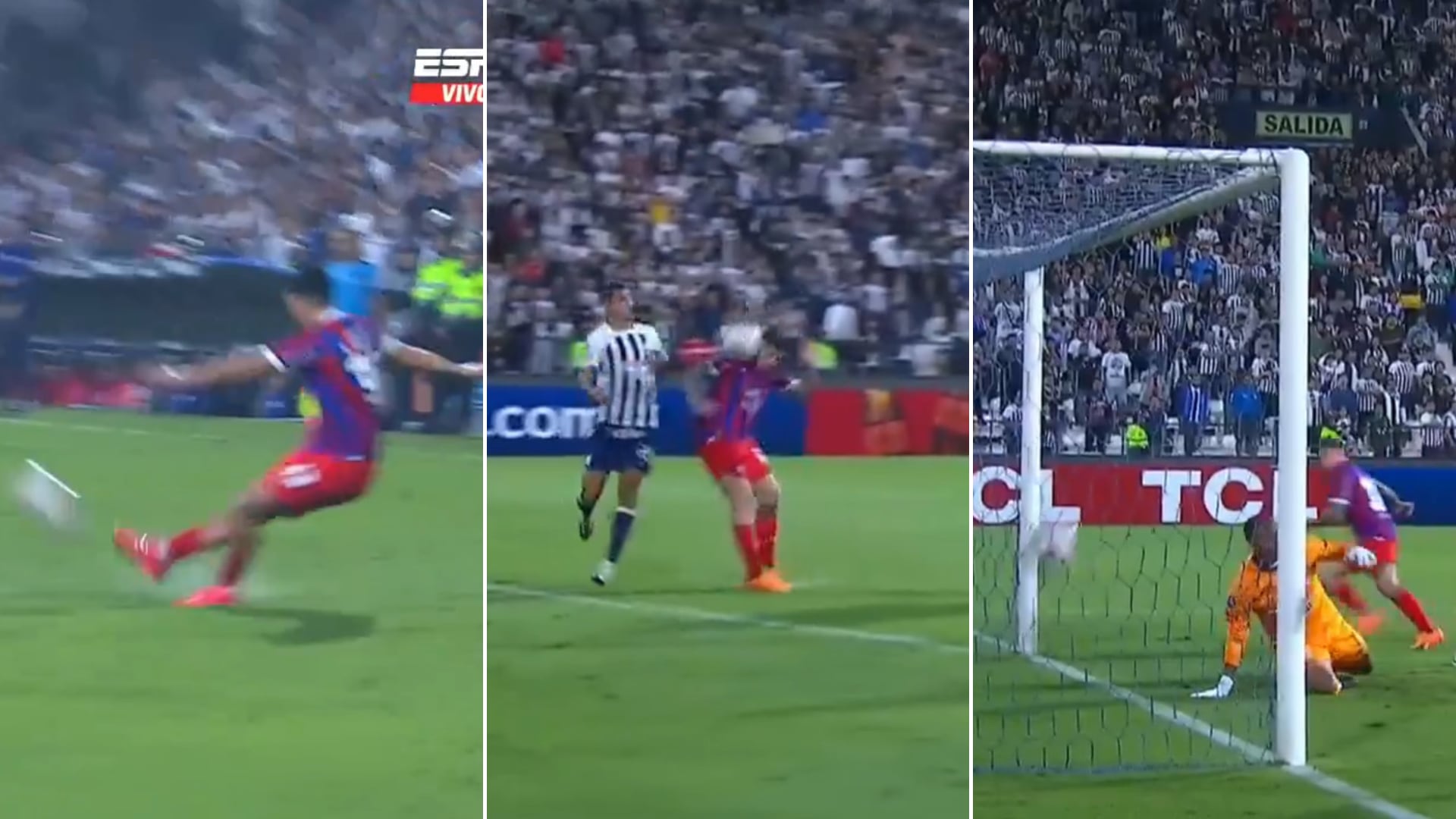 Secuencia del gol de Juan Manuel Iturbe en Alianza Lima vs Cerro Porteño por Copa Libertadores.