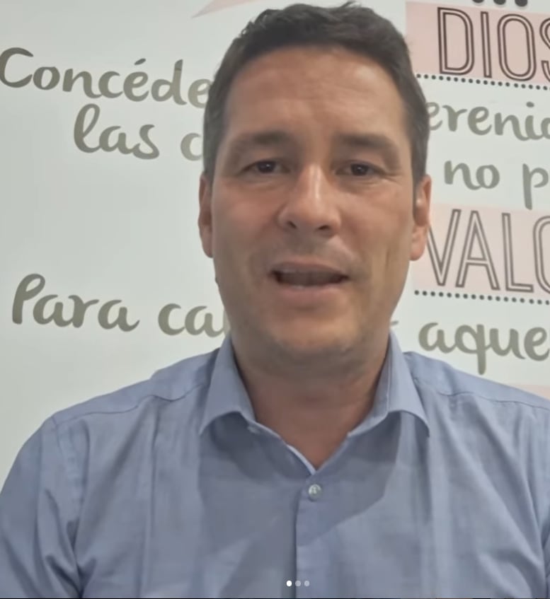 Cristián Halaby, presidente de la Cámara Ambiental del Plástico mostró su preocupación por la ley de plásticos de un solo uso - crédito cristianhalabyf/Instagram