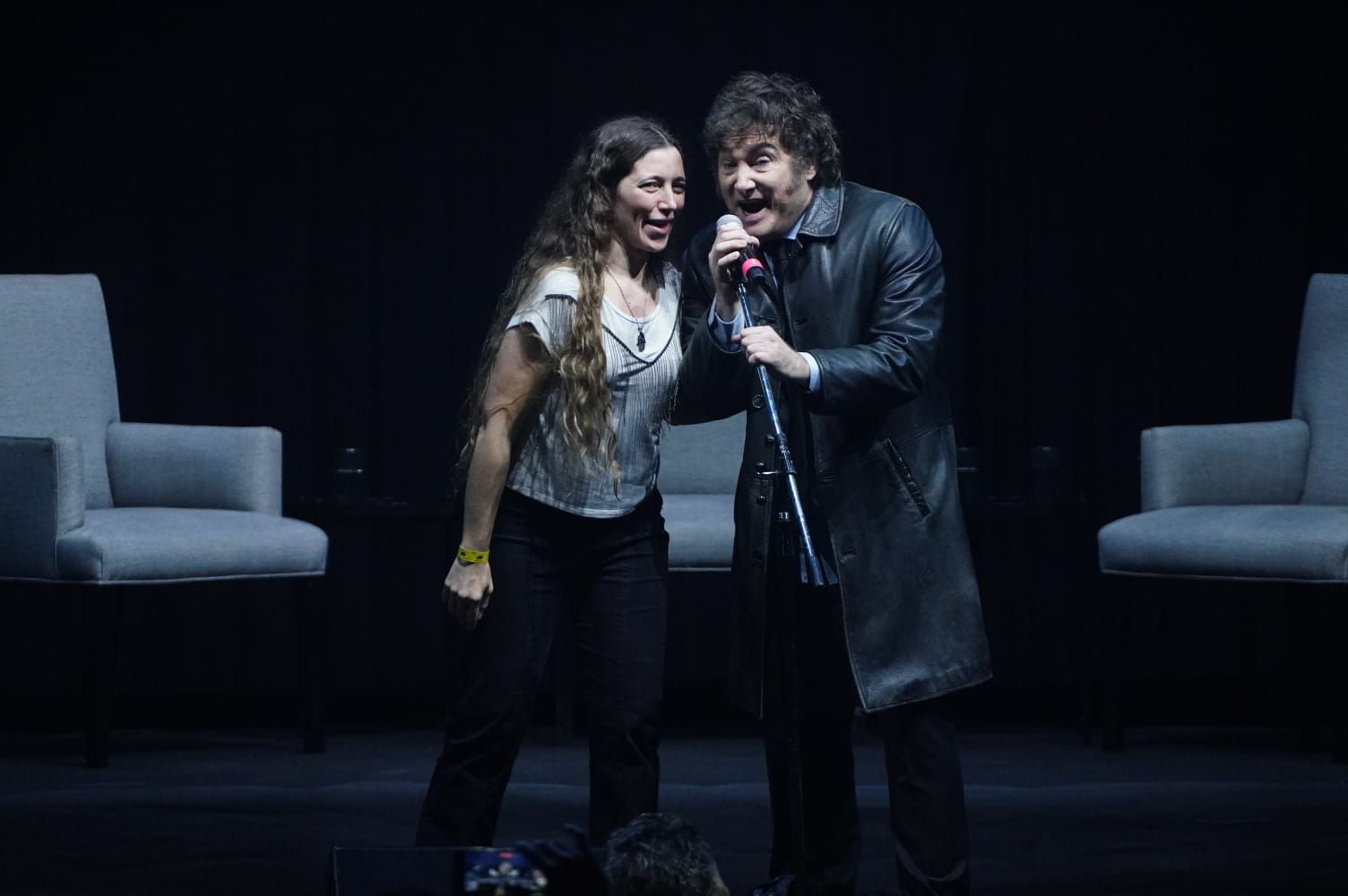 Presentación libro de Javier Milei en el Luna Park